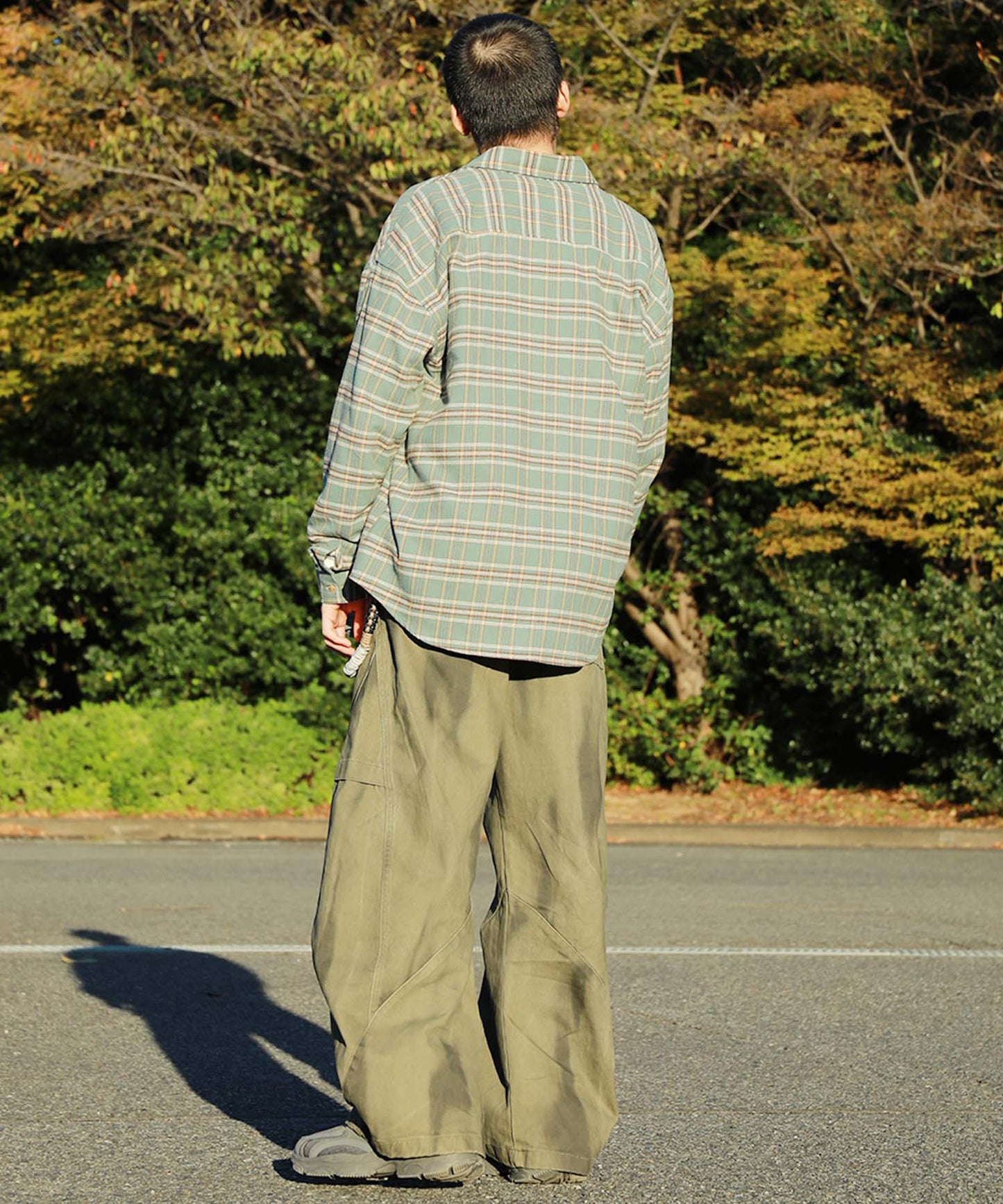 HOOK -original- マルチチェック柄オーバーシャツ