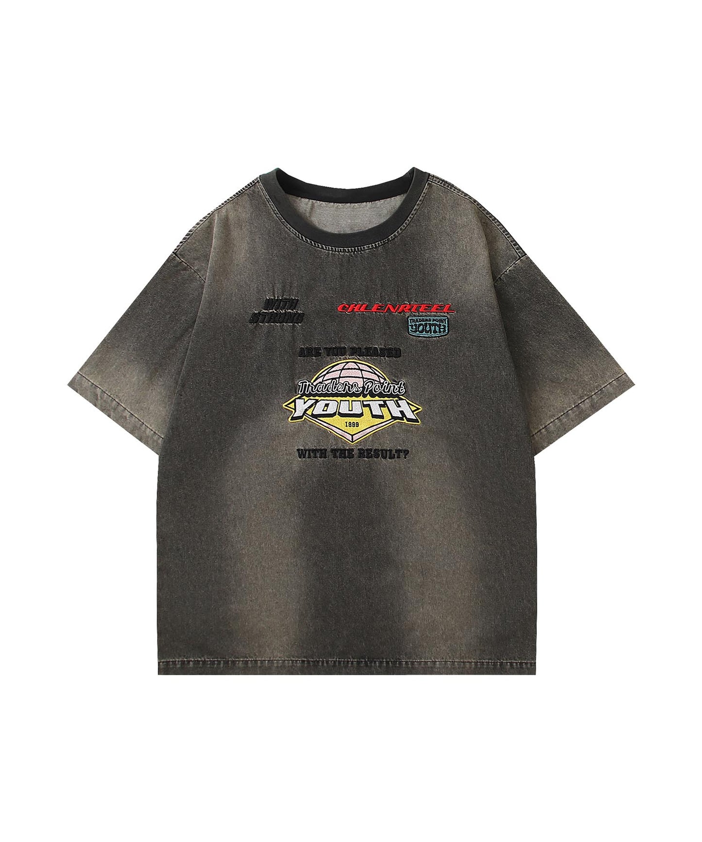 ヴィンテージウォッシュロゴTシャツ