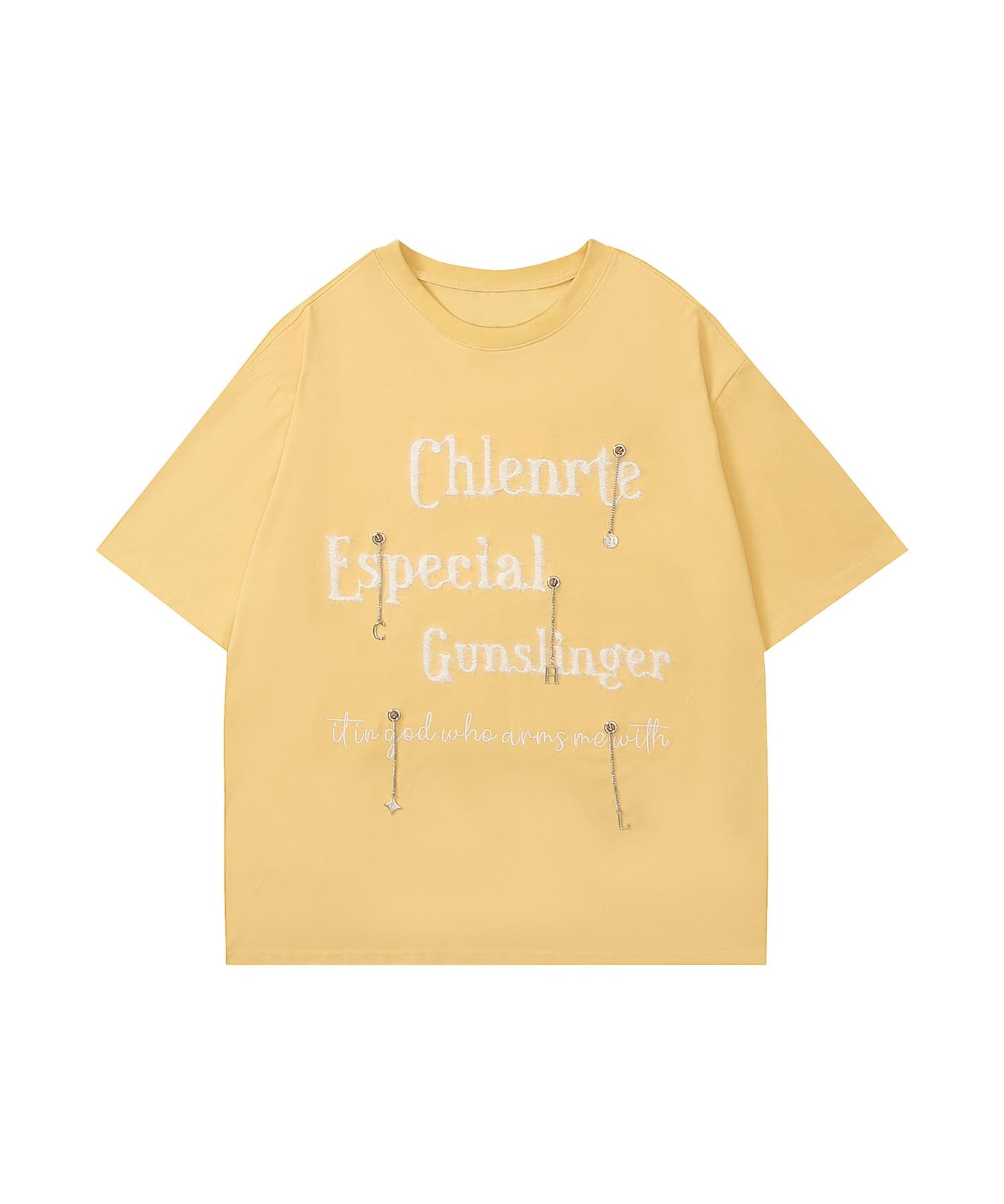 メタルアクセントTシャツ