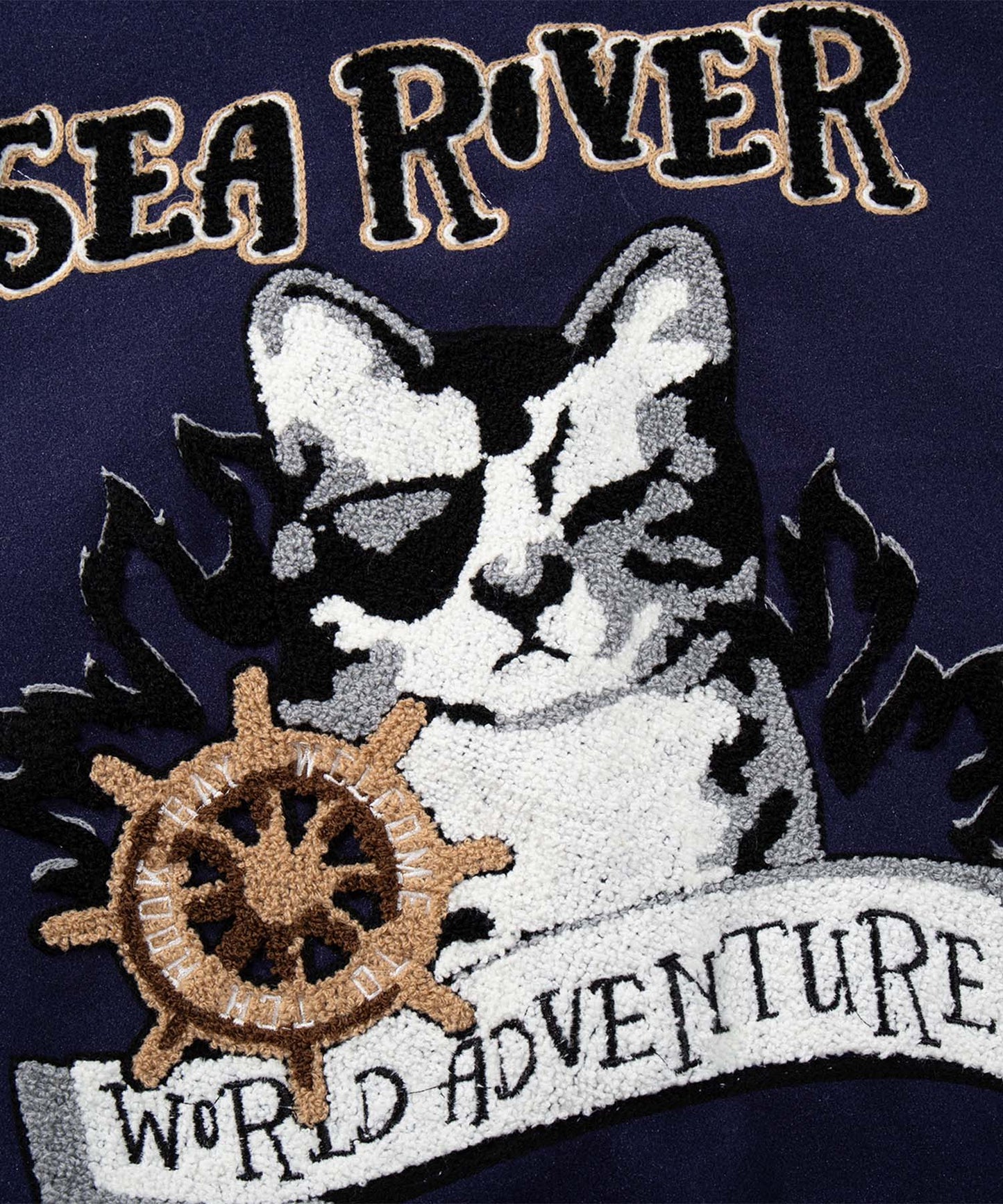 HOOK -original- サガラ刺繍ワッペンスタジャン