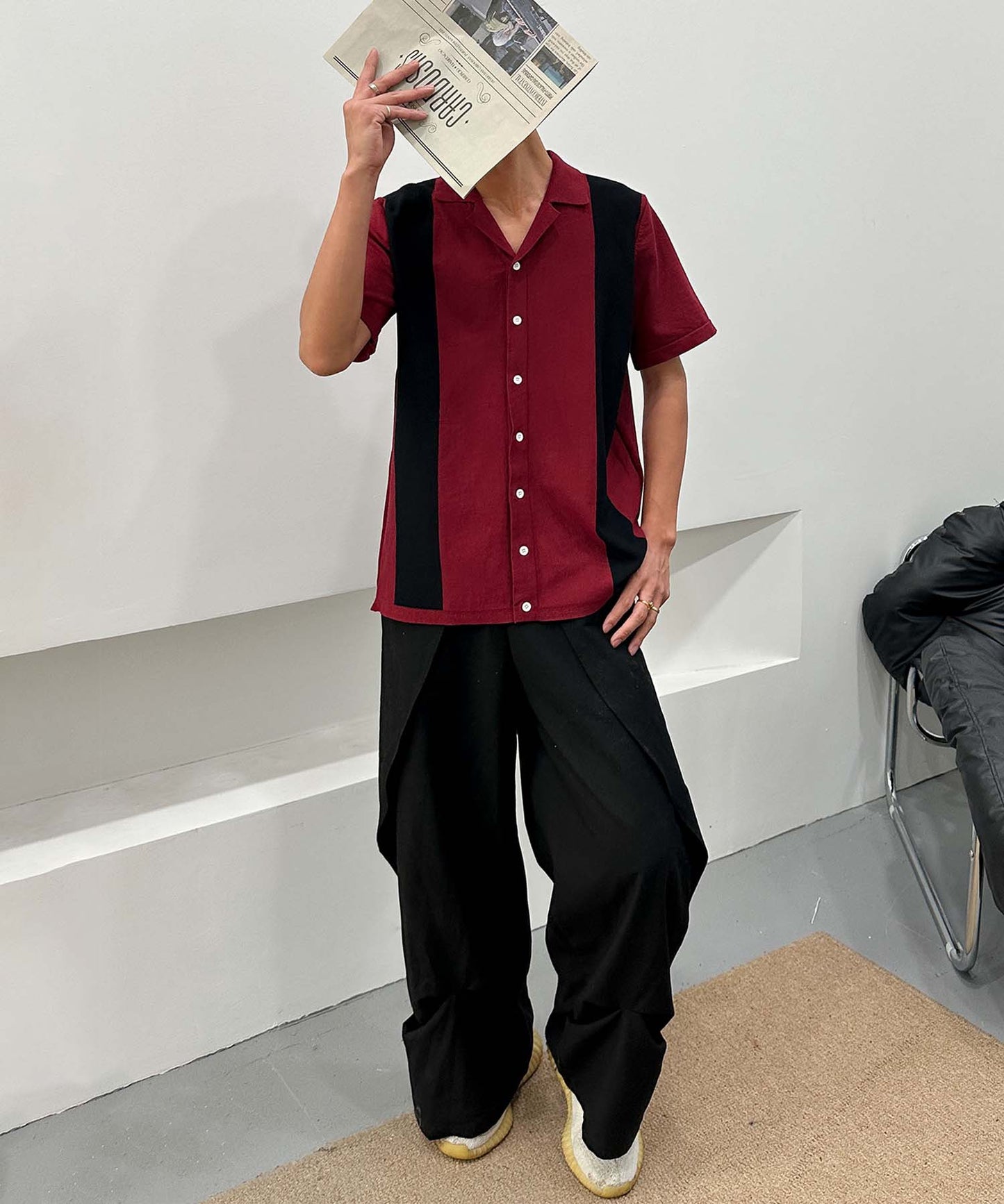 【aimoha neo】Retro Edge Cuba Shirt