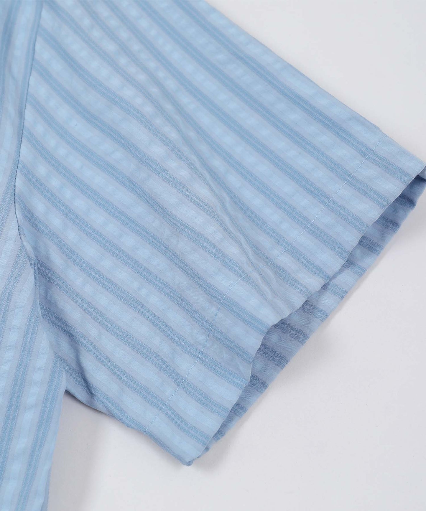 【aimoha neo】Curve Accent Stripe Shirt