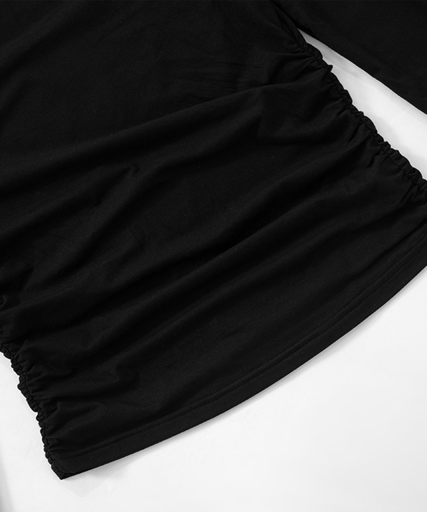 【Jasmine】ワンショルダーリボン長袖Tシャツ