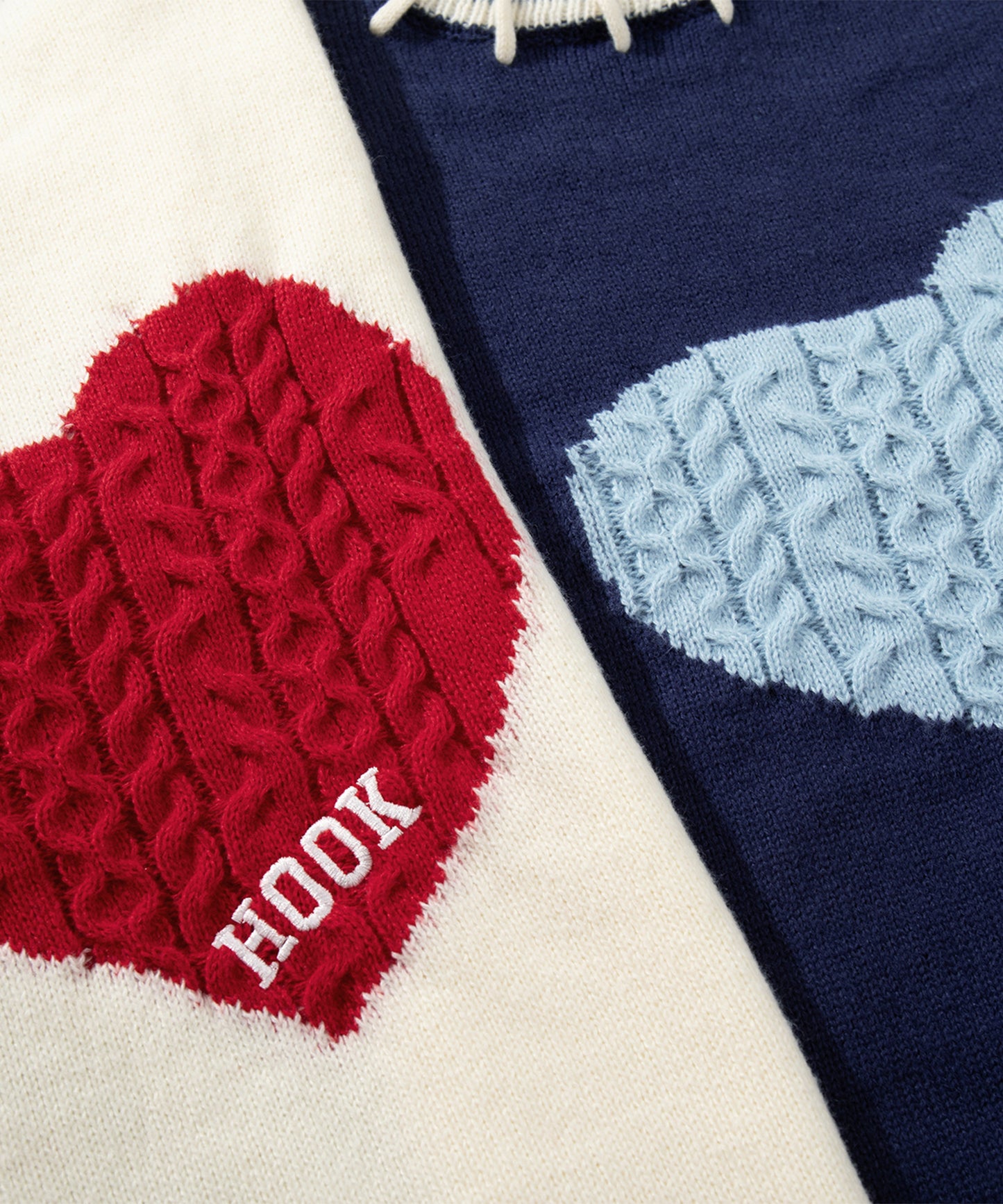 HOOK -original- ハートジャカードニットプルオーバー