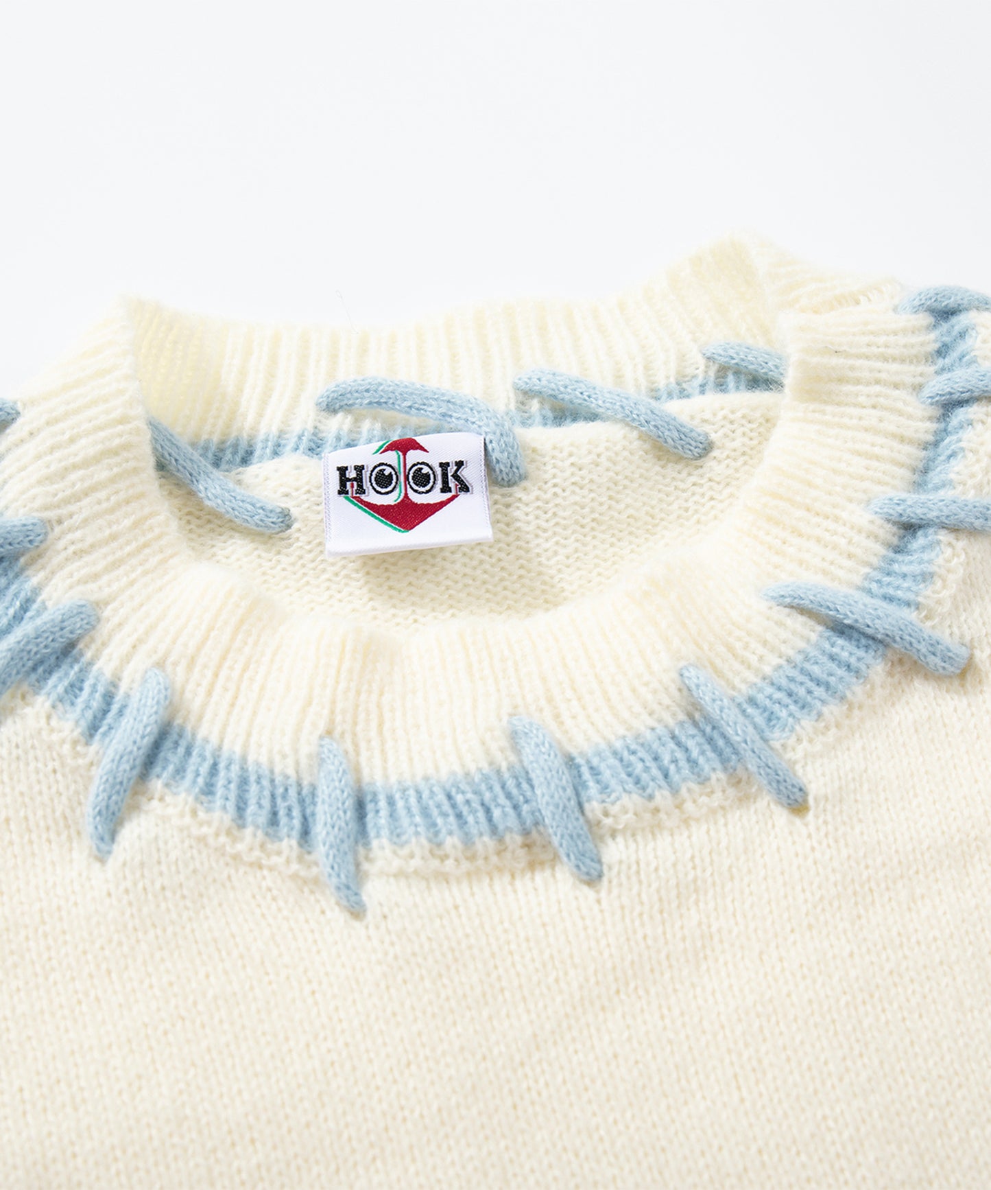 HOOK -original- ハートジャカードニットプルオーバー