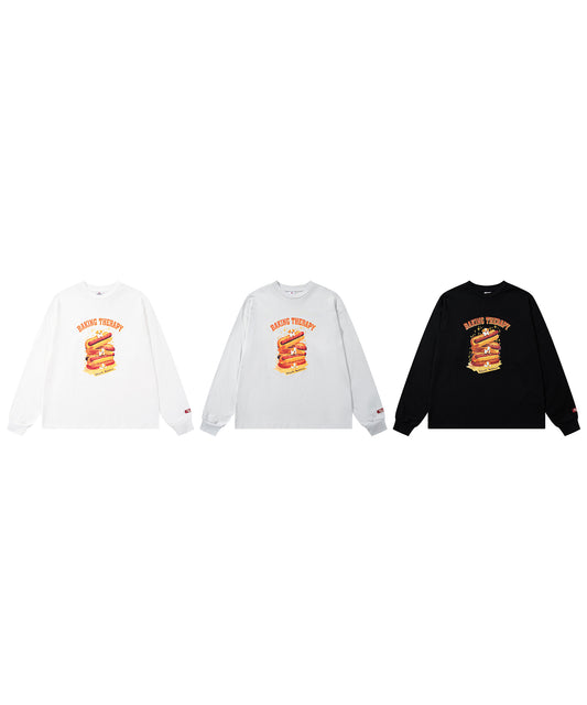 HOOK -original- 「HOOK BAKERY」シリーズ ヴィンテージ風犬プリントロンTEE