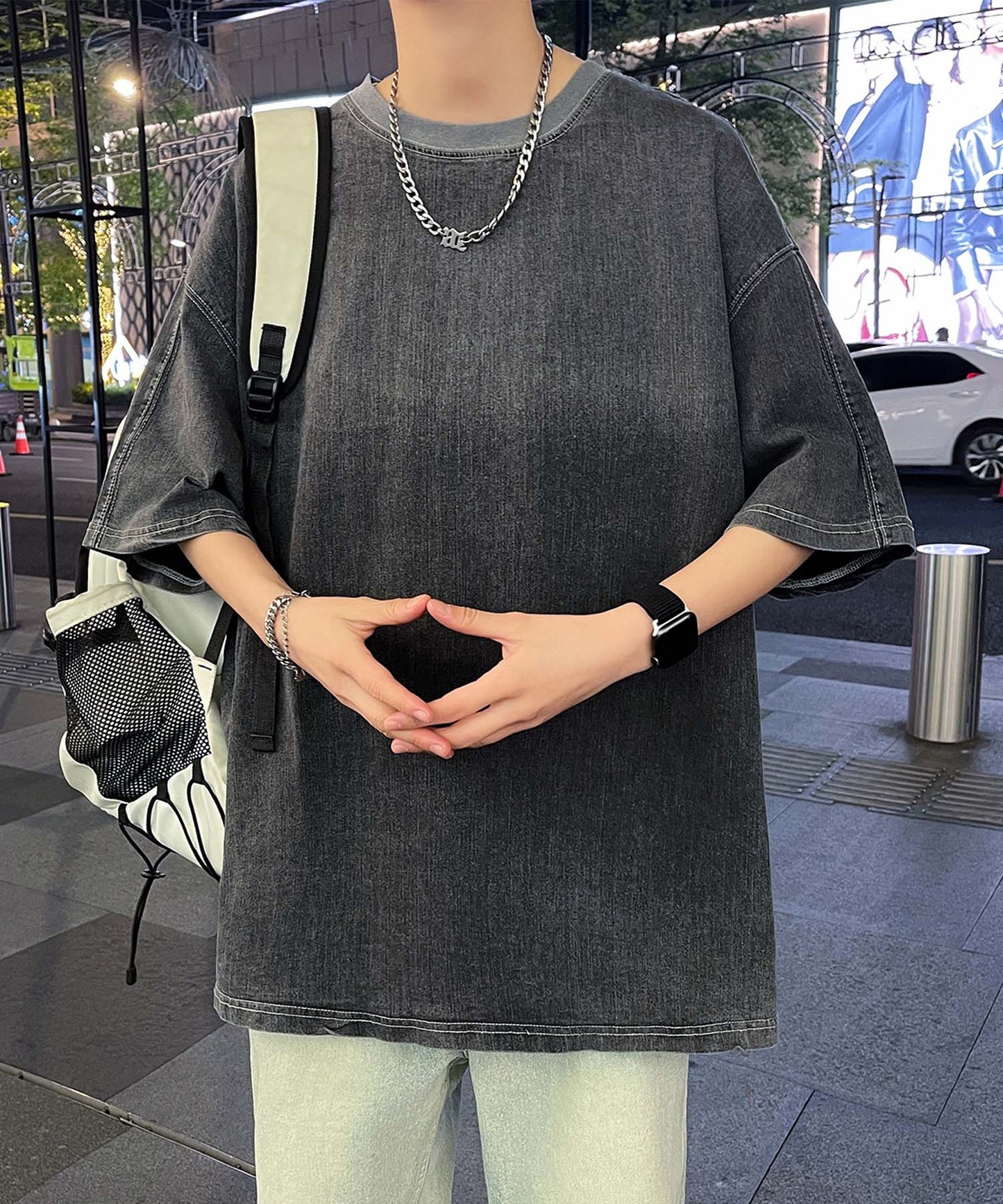 【aimoha neo】Denim Vibe Tee
