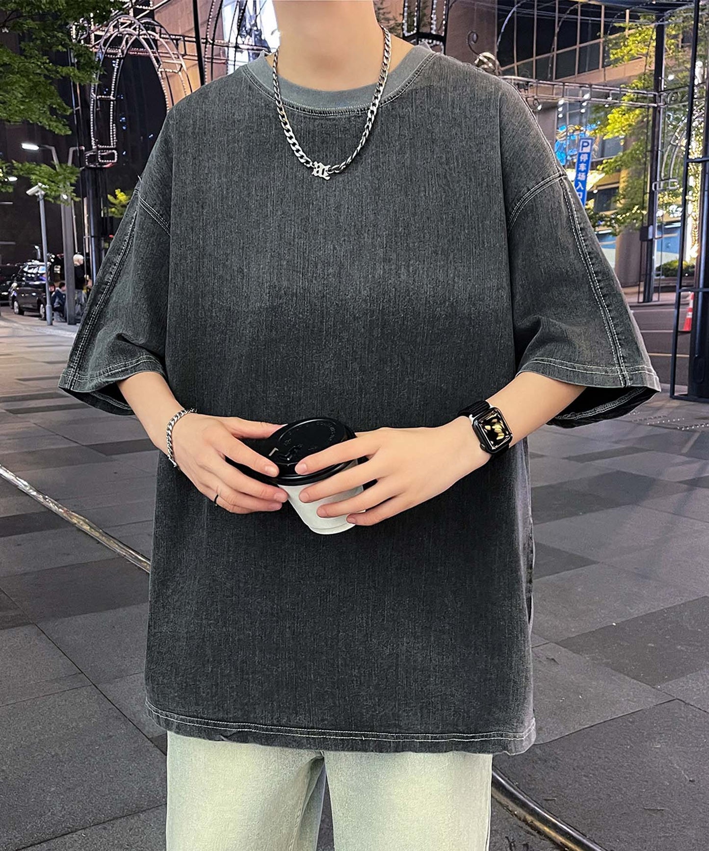 【aimoha neo】Denim Vibe Tee