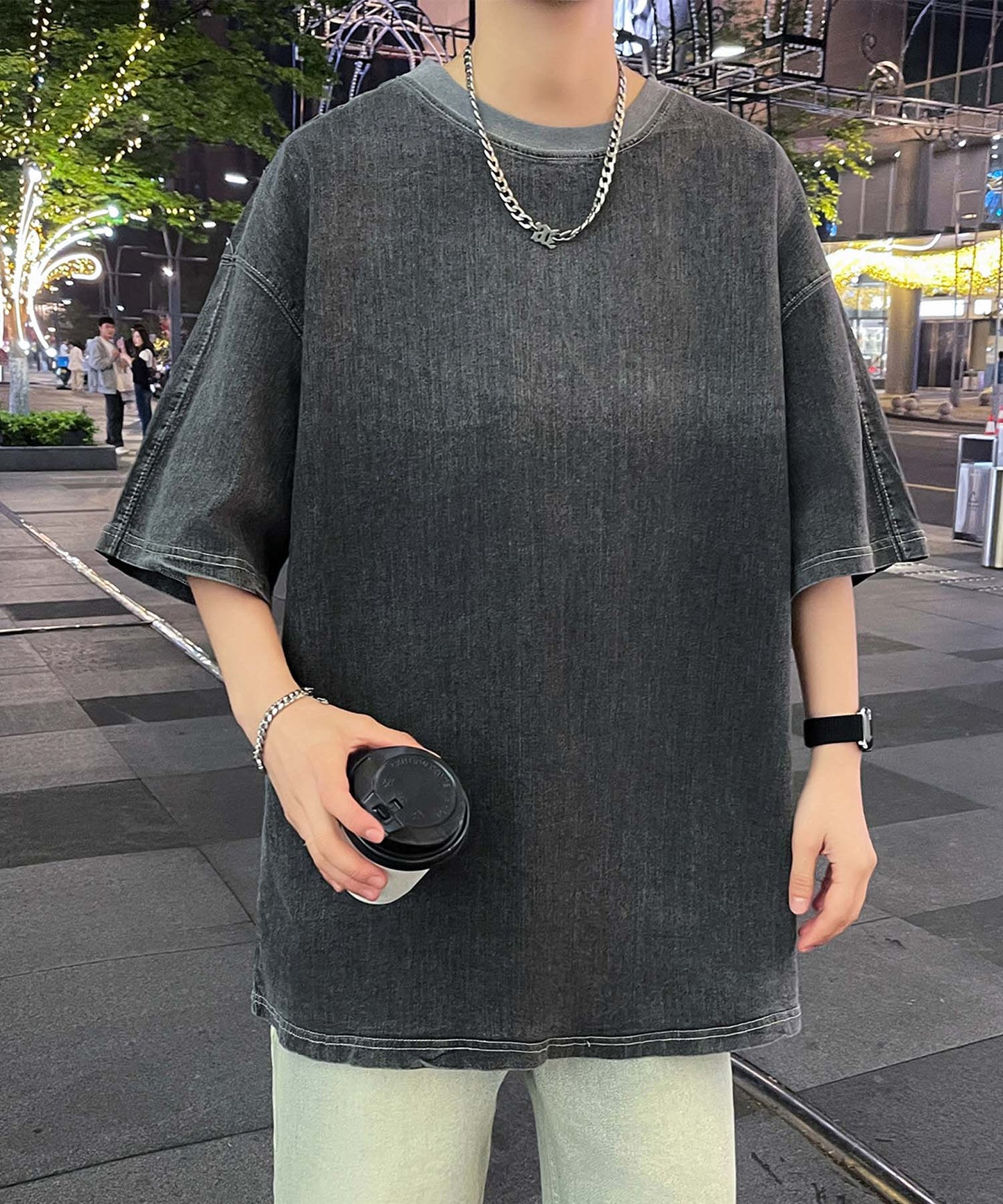 【aimoha neo】Denim Vibe Tee