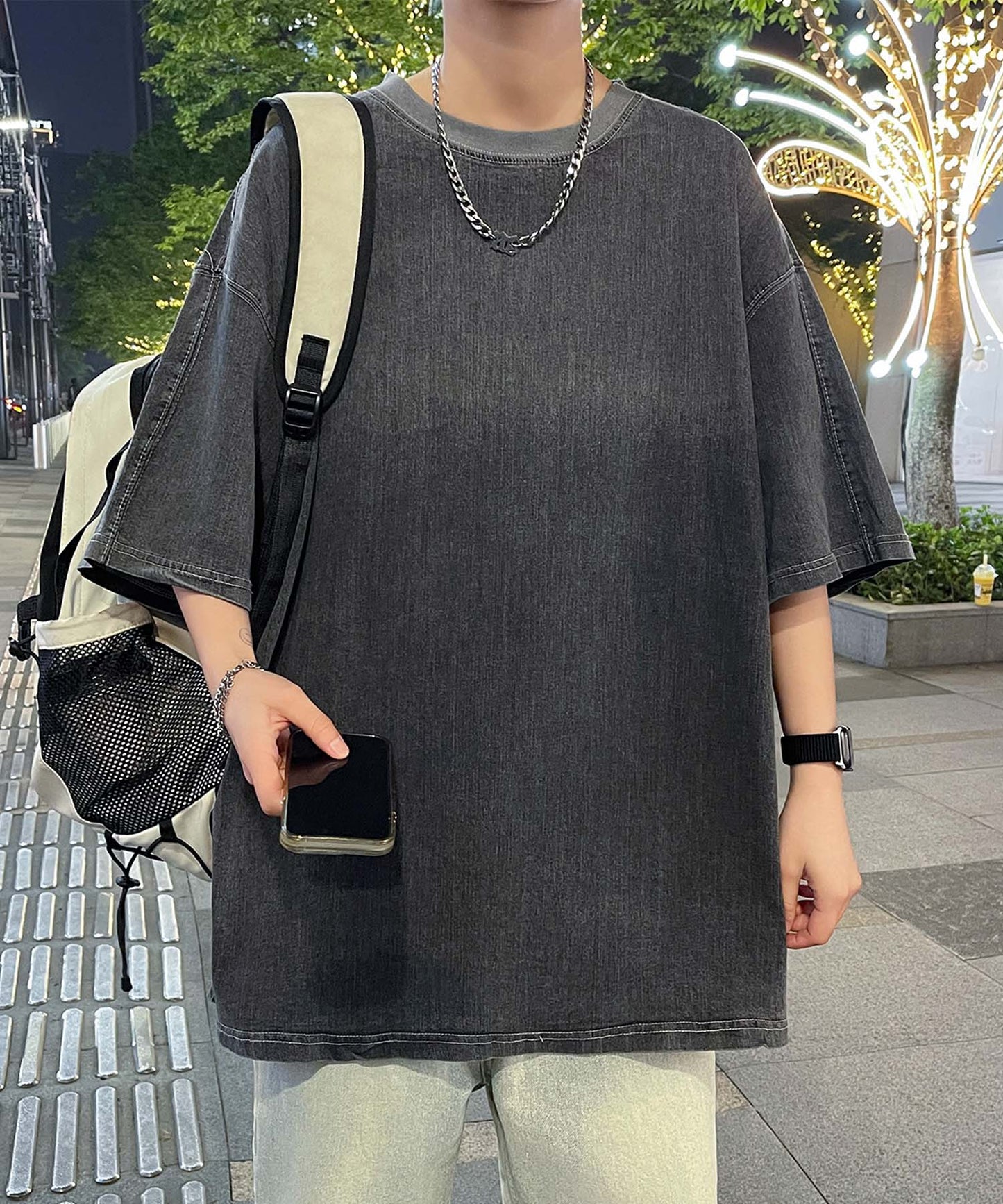 【aimoha neo】Denim Vibe Tee