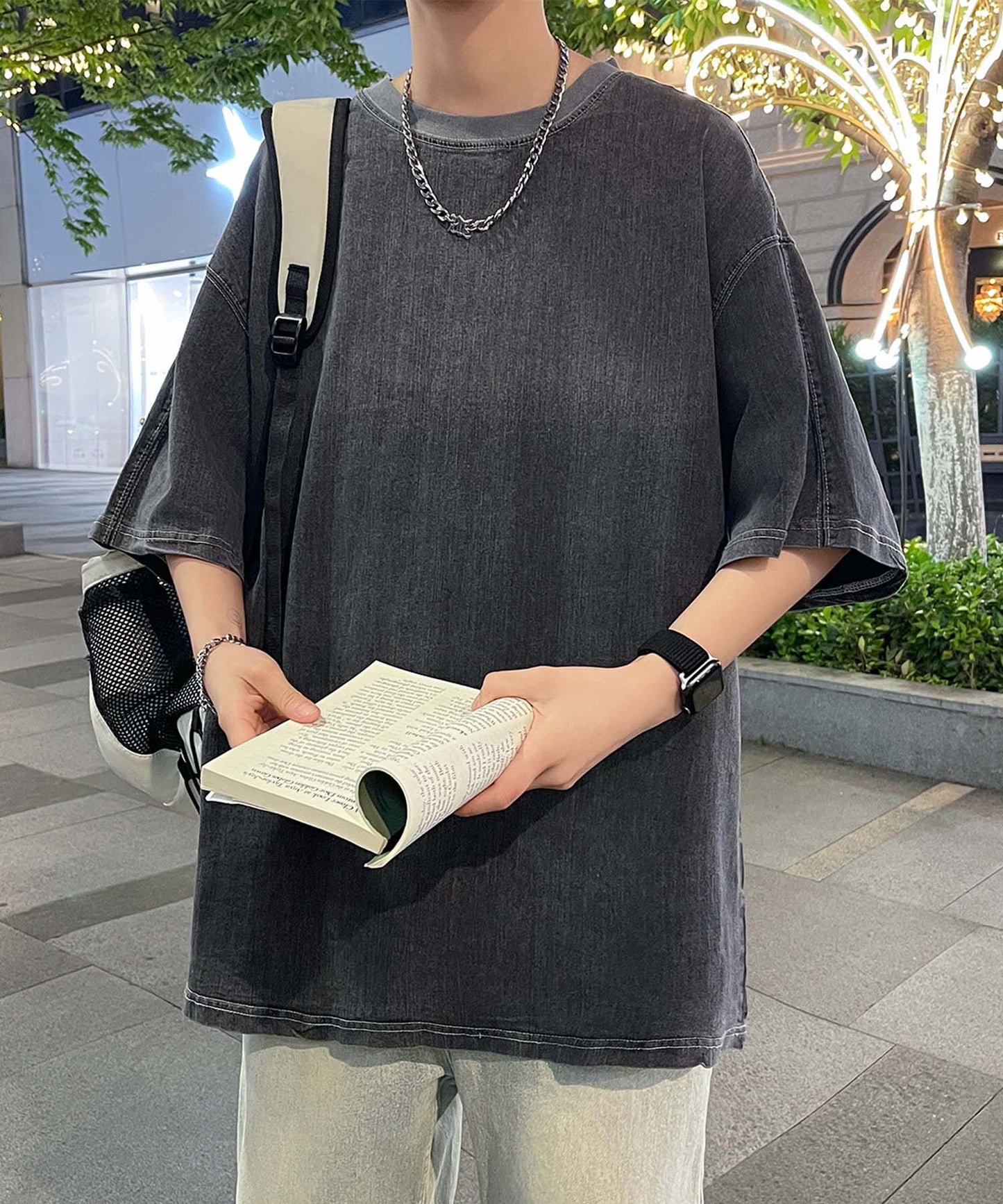 【aimoha neo】Denim Vibe Tee