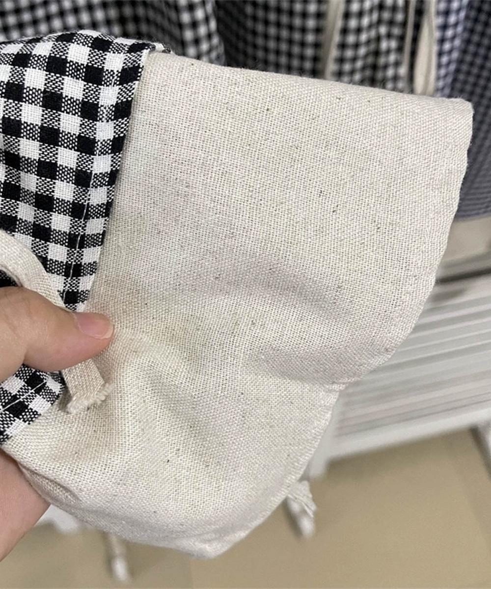 ギンガムチェックロングスカート