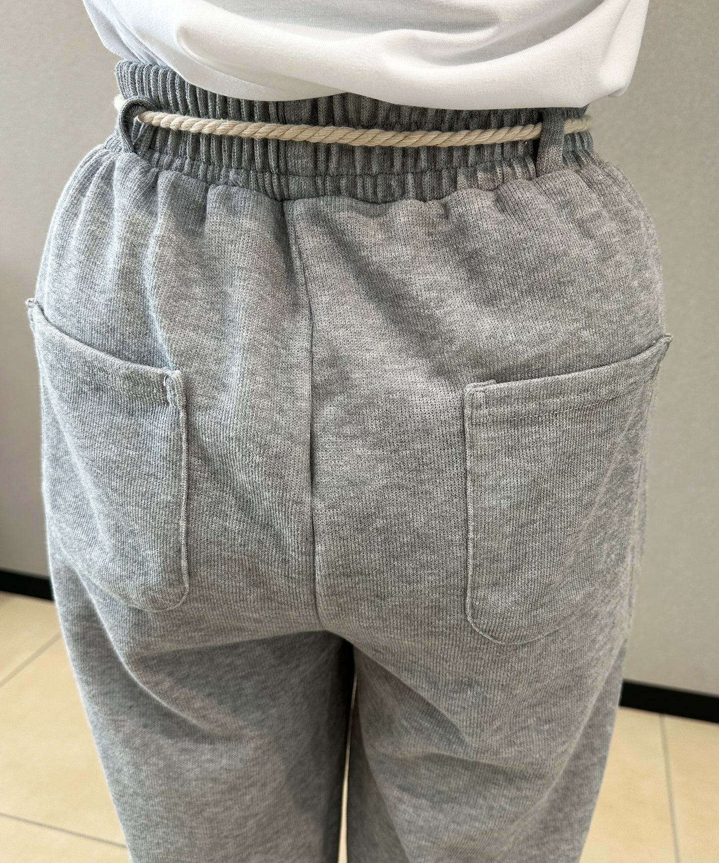 スウェットワイドパンツ