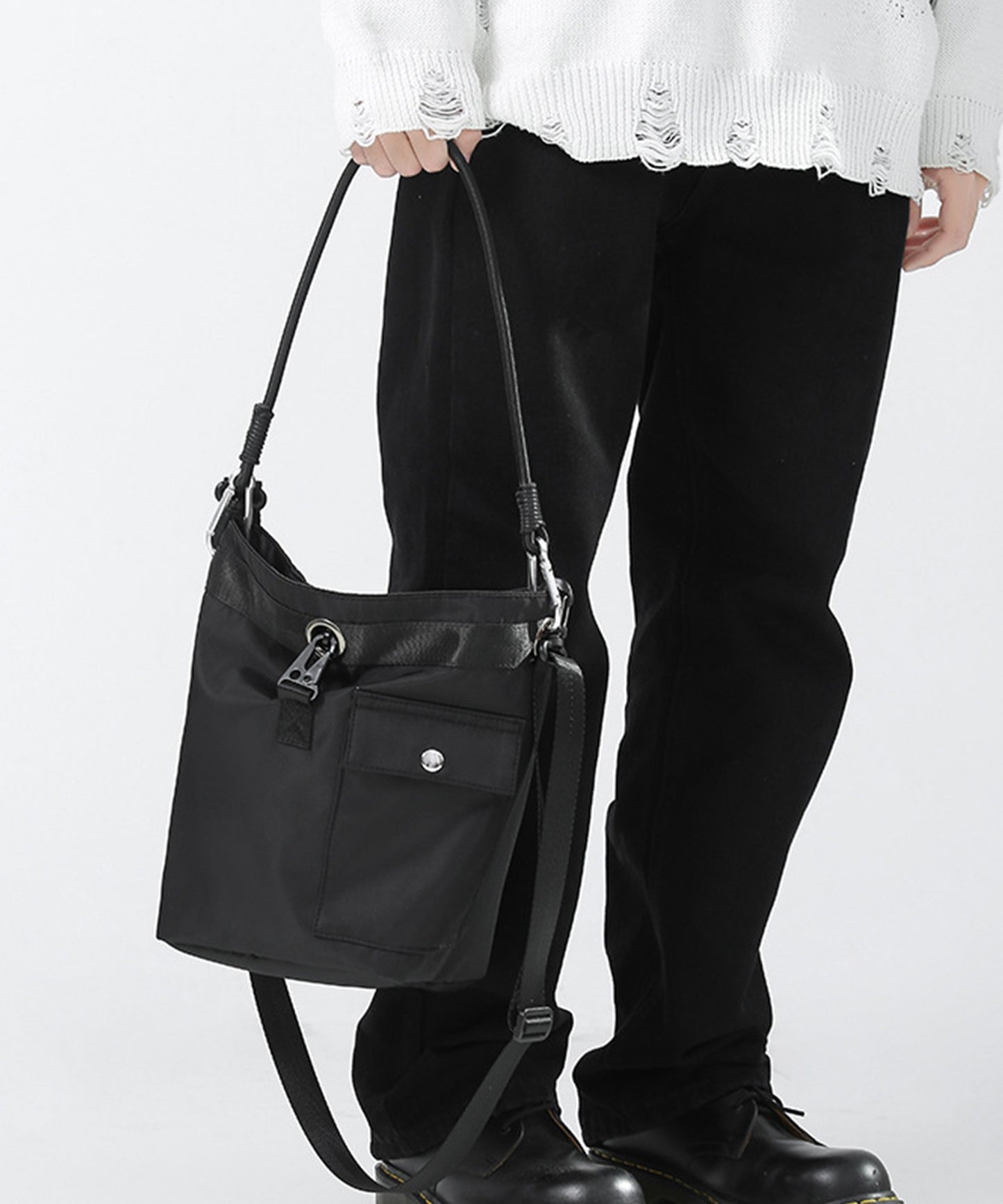 【aimoha Men's 】アーバンアウトドア ショルダーバッグ