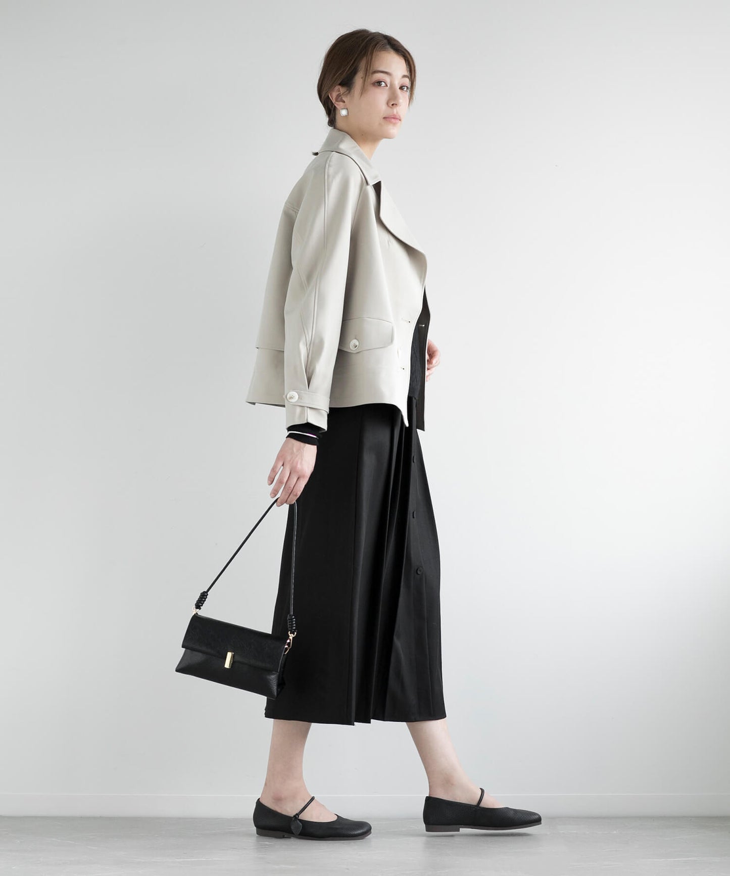【DECADE CLASSIC】Aラインフレアスカート