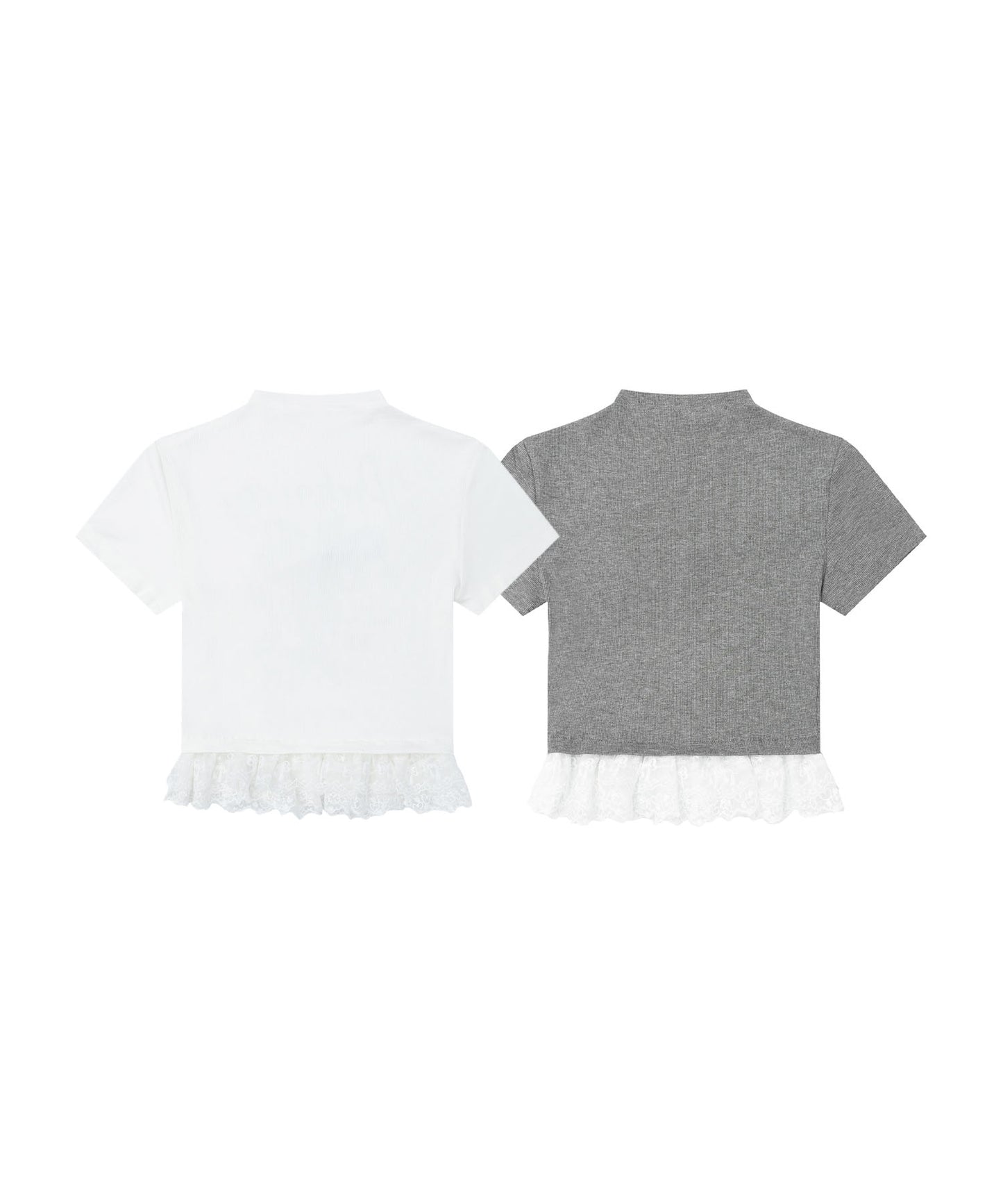 レースリボンショートTシャツ