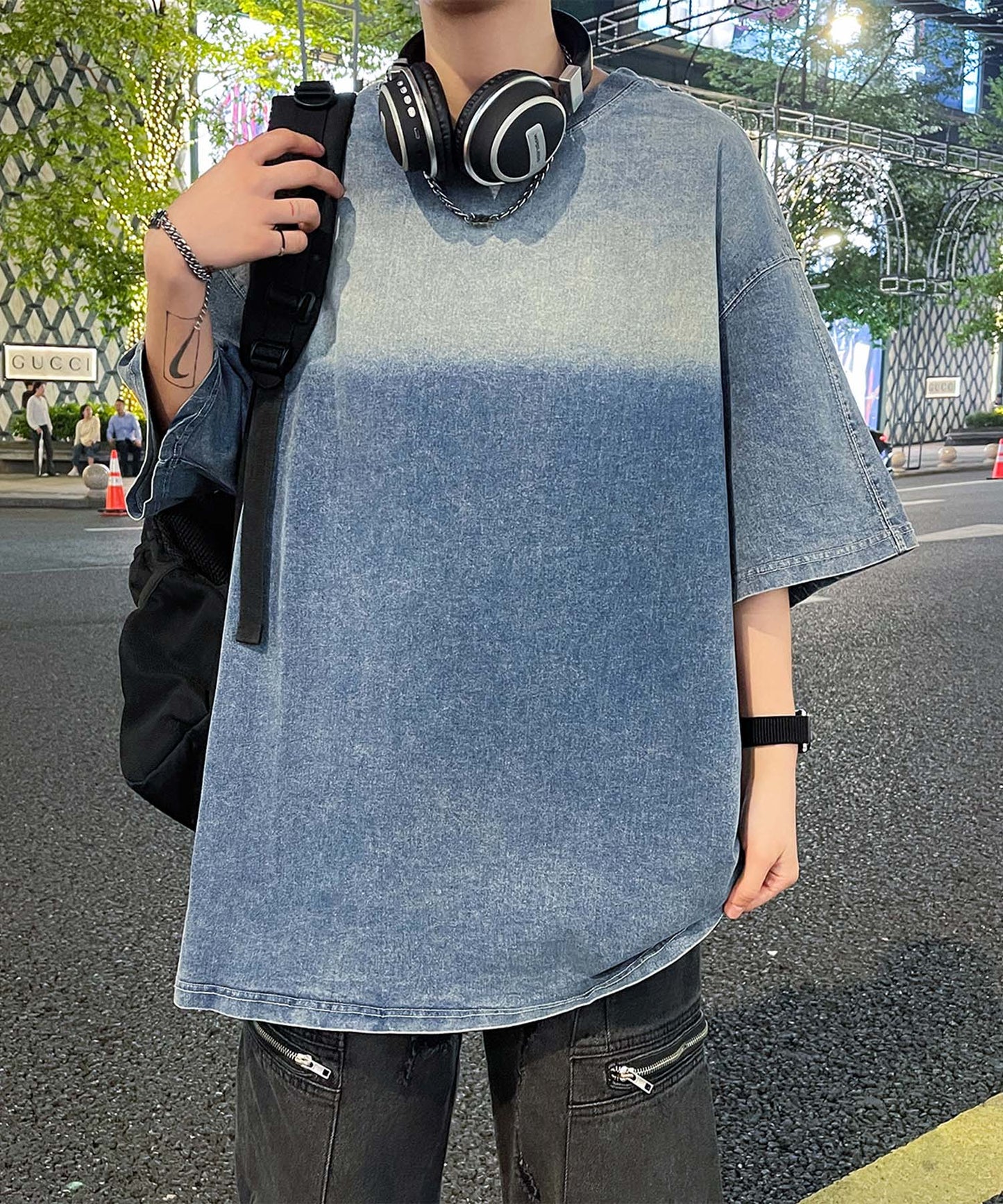 【aimoha neo】Denim Vibe Tee