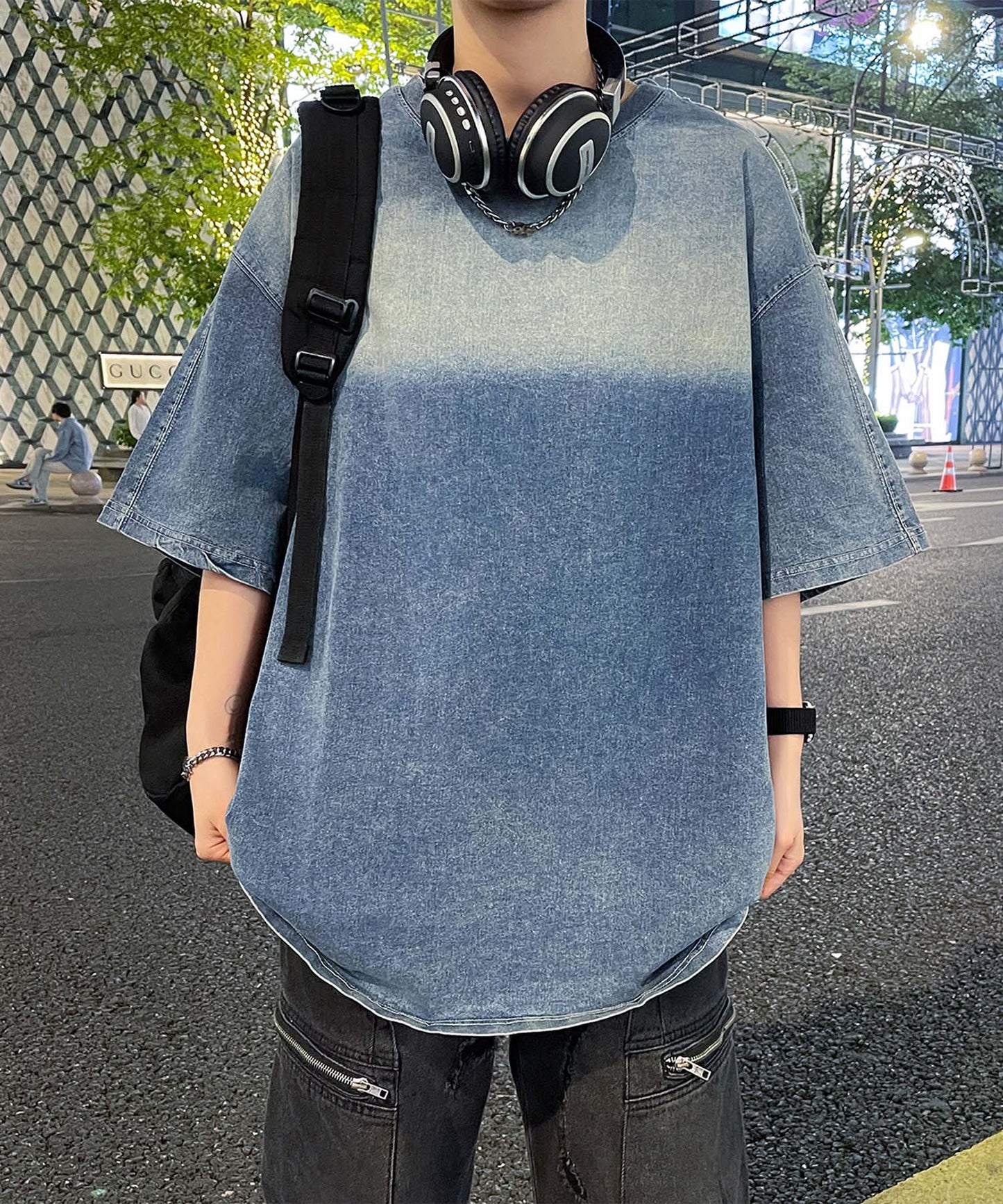【aimoha neo】Denim Vibe Tee