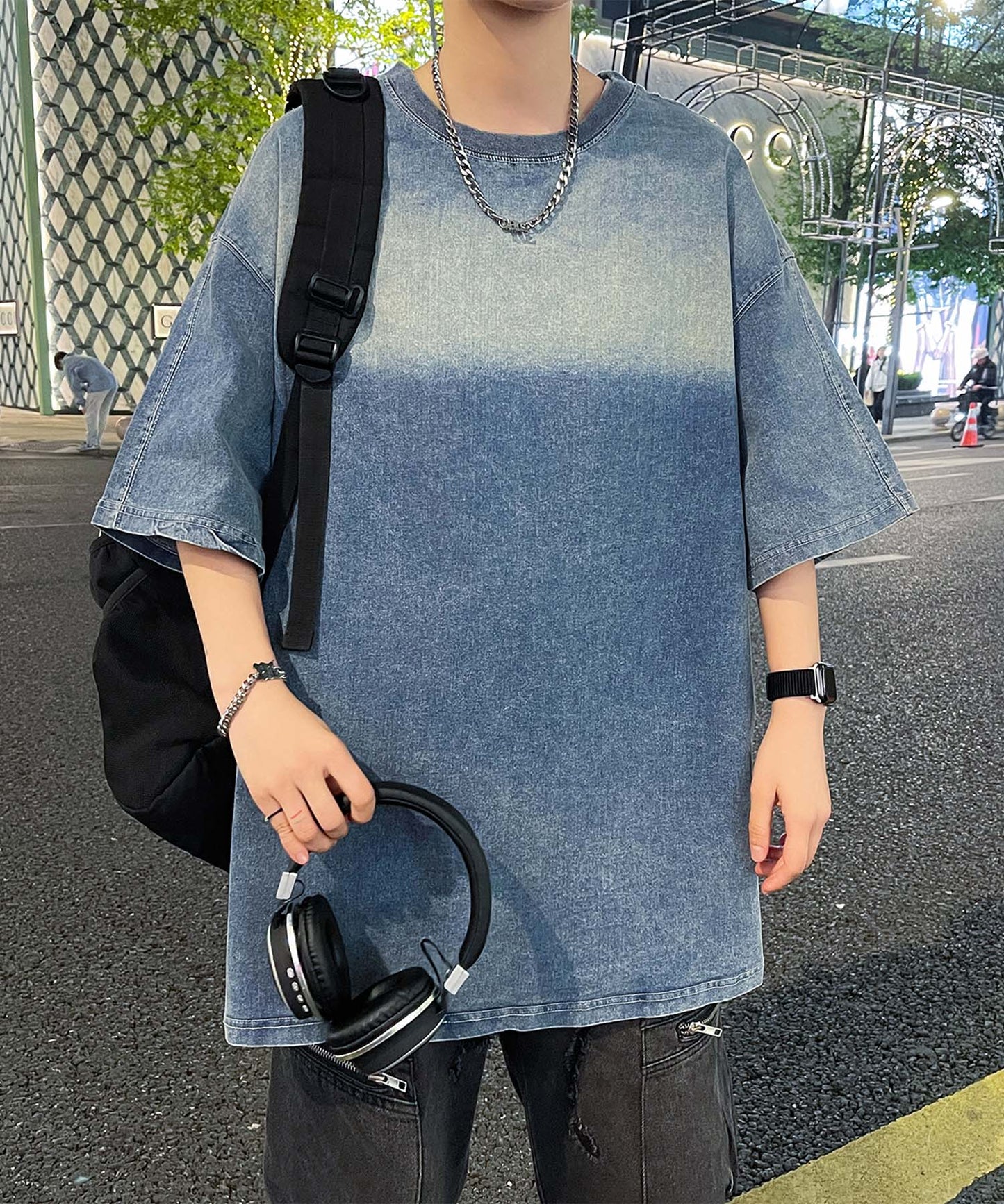 【aimoha neo】Denim Vibe Tee