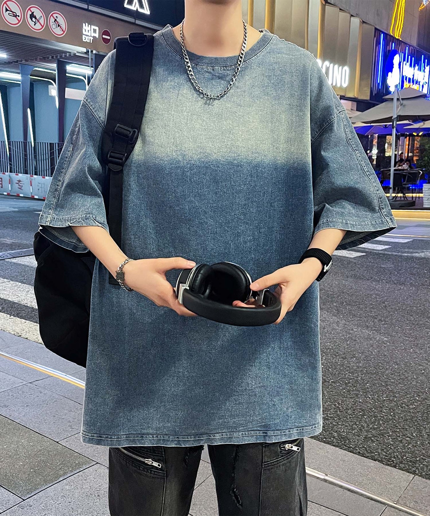 【aimoha neo】Denim Vibe Tee