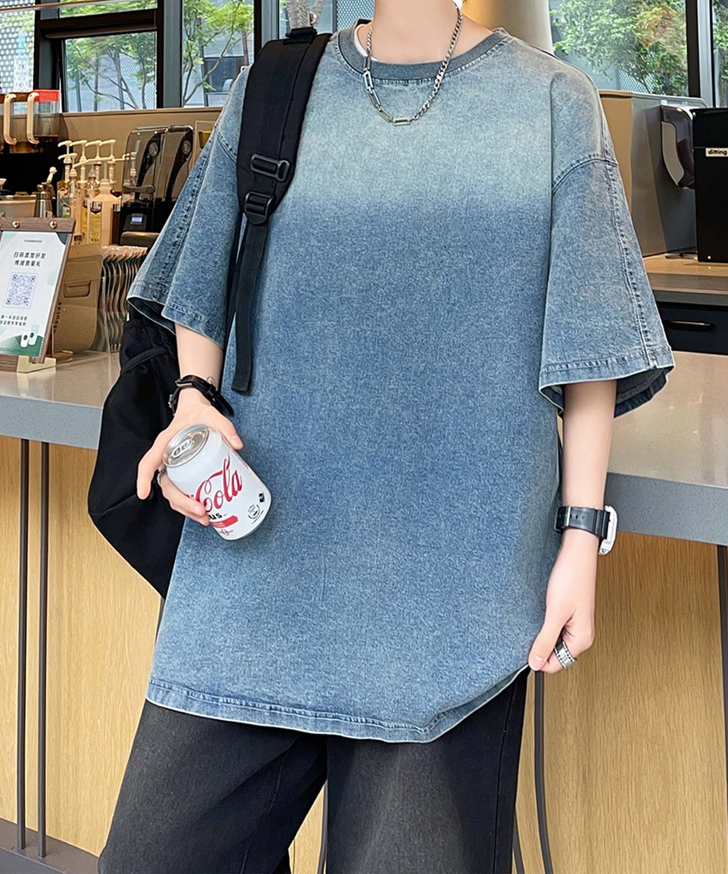 【aimoha neo】Denim Vibe Tee