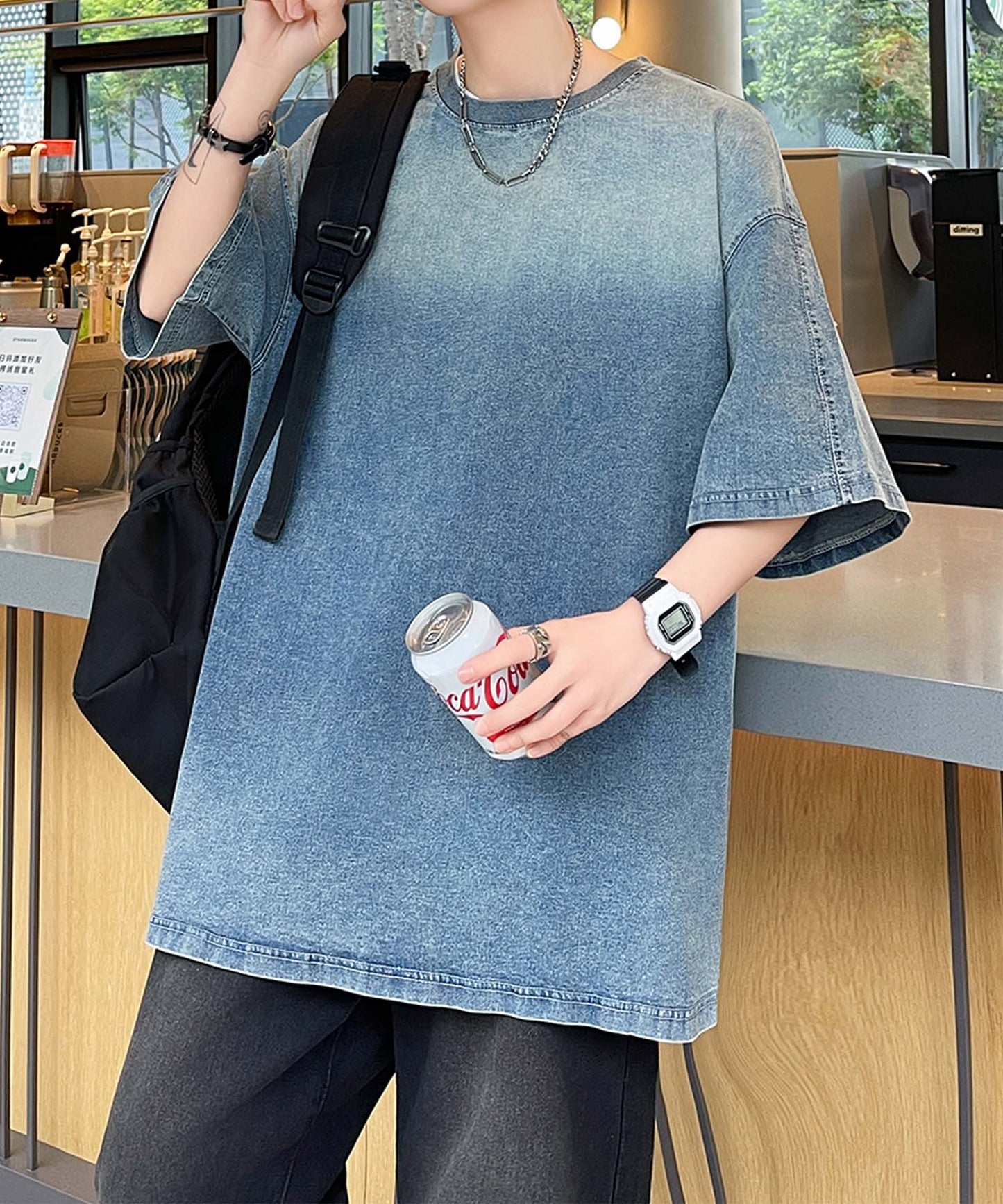 【aimoha neo】Denim Vibe Tee