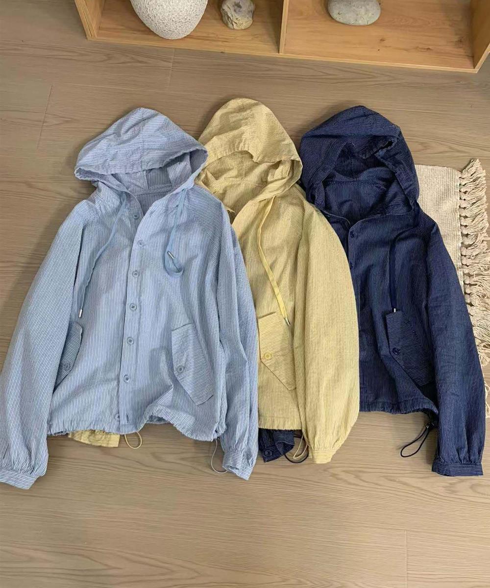 フーデッドカジュアルジャケット