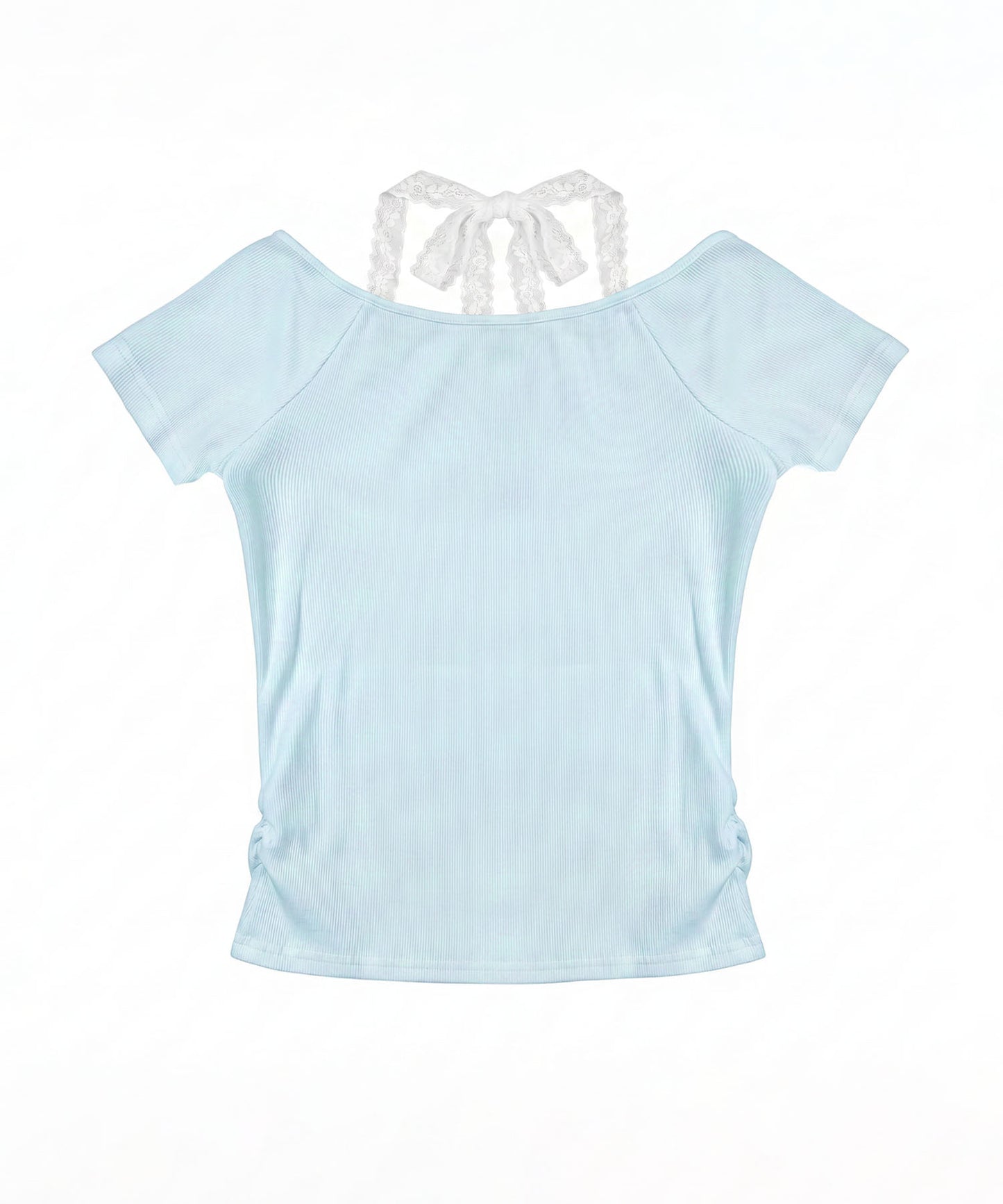 HOOK for girls レースレイヤード風 × グラフィック コンパクトT