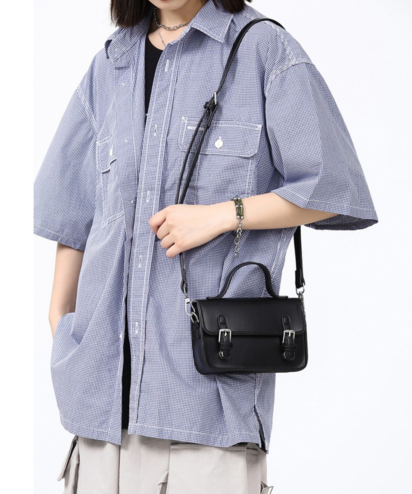 【aimoha Men's】ミニマリスト メッセンジャーバッグ