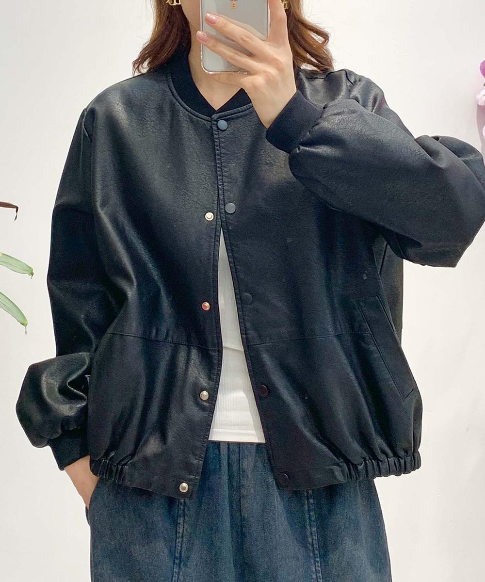 PUマットボマージャケット