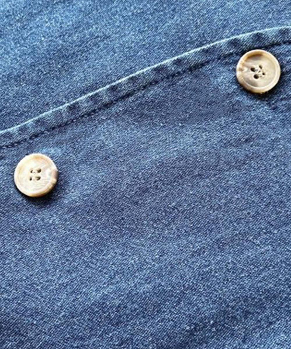 刺繍デニムベスト