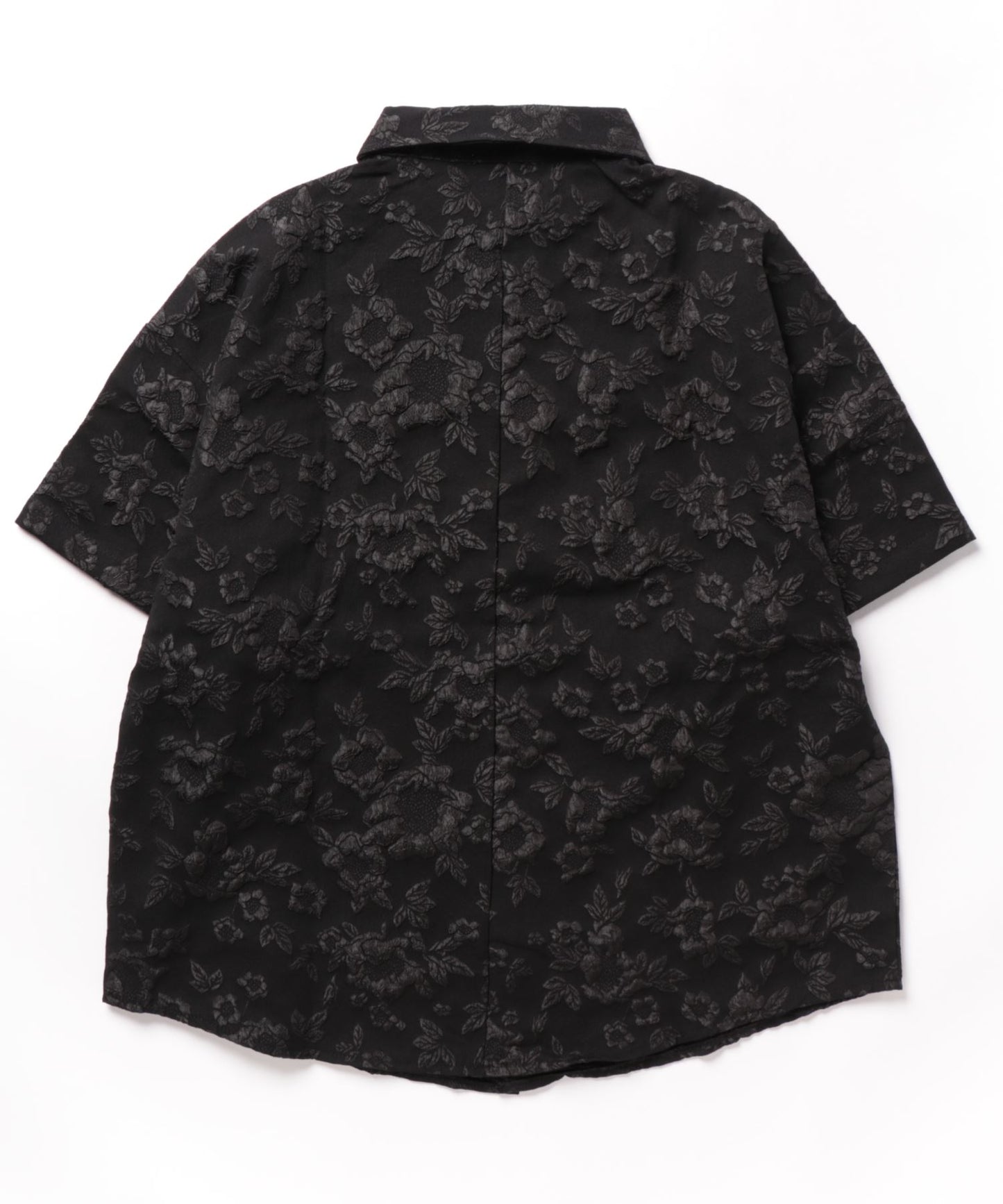 【aimoha Men's 】バロック風ビッグシルエット半袖シャツ