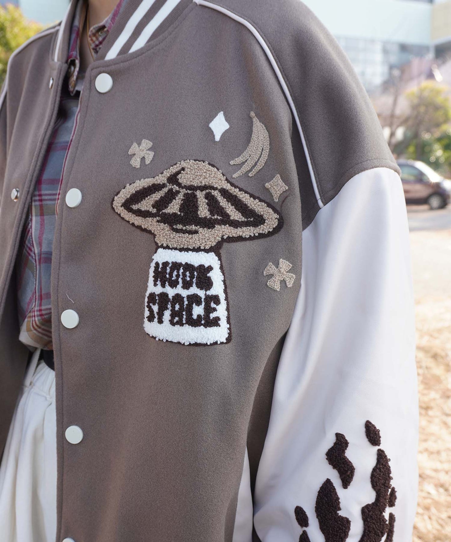 HOOK -original- サガラ刺繍ワッペンスタジャン