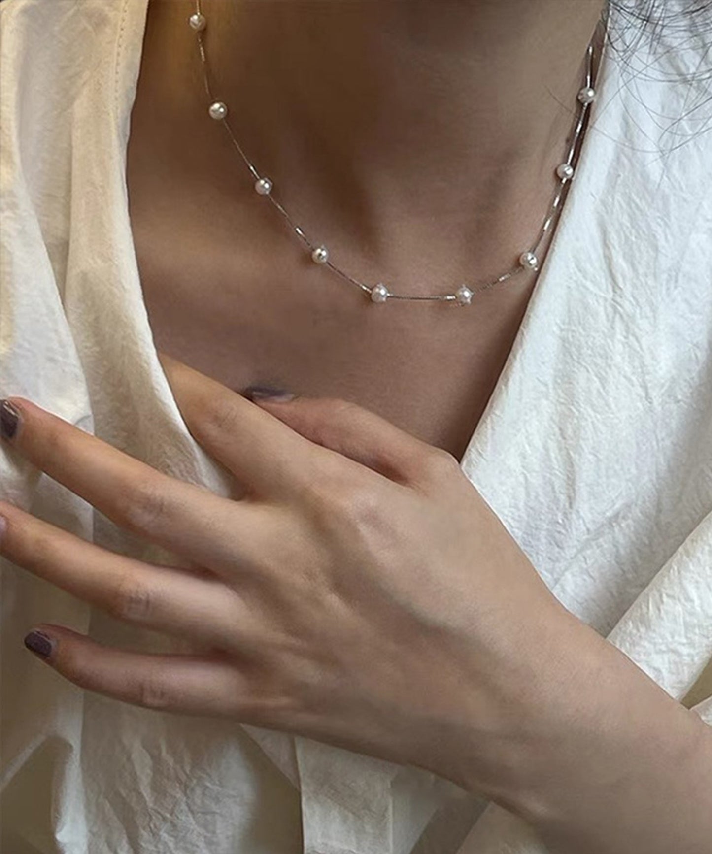 【Jasmine】パールネックレス