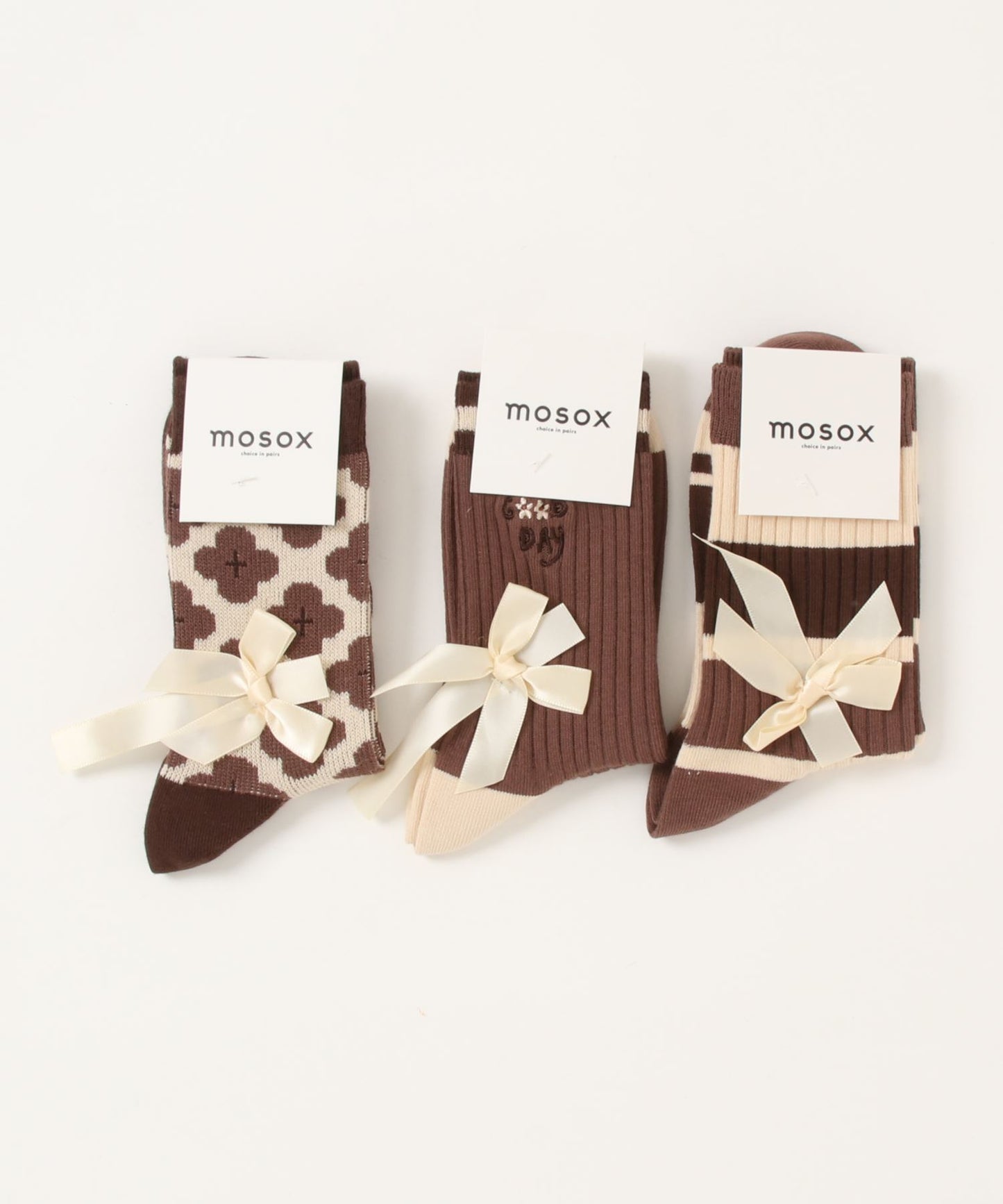 【mosox】暖かい靴下3点セット
