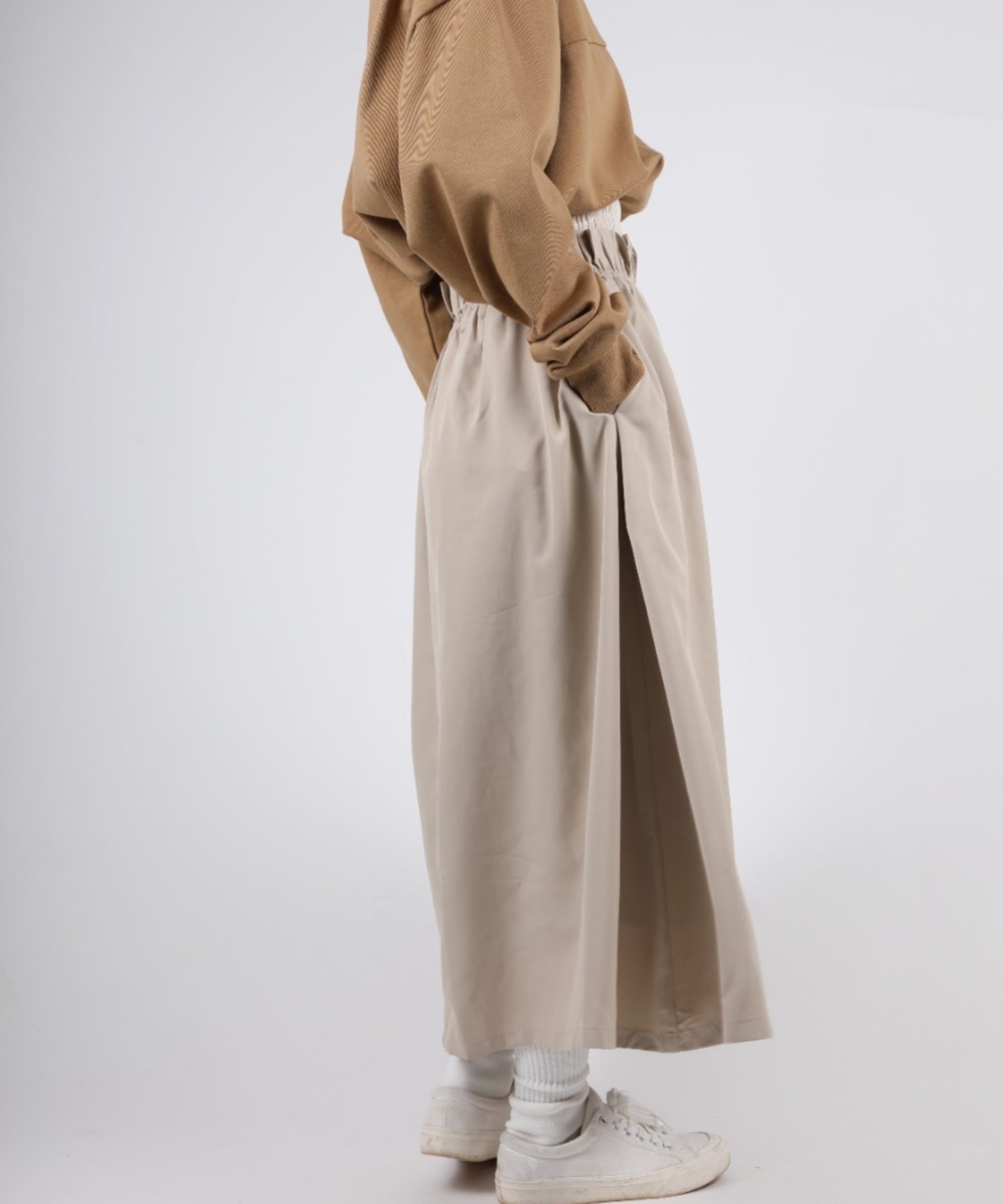 S'more/Water-repellent flare skirt