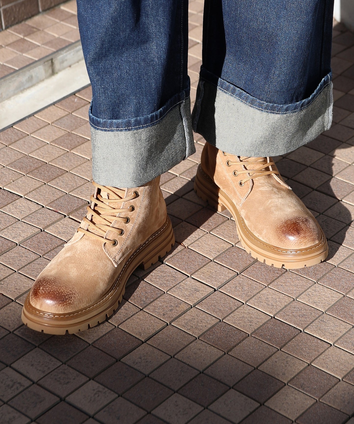 【shoes365】砂漠仕様ワークショートブーツ