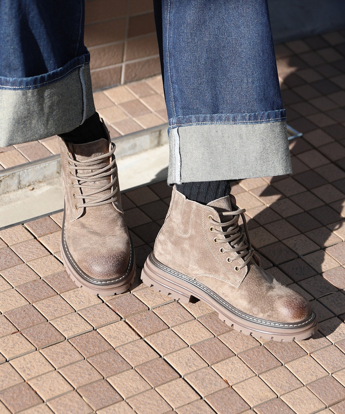 【shoes365】砂漠仕様ワークショートブーツ