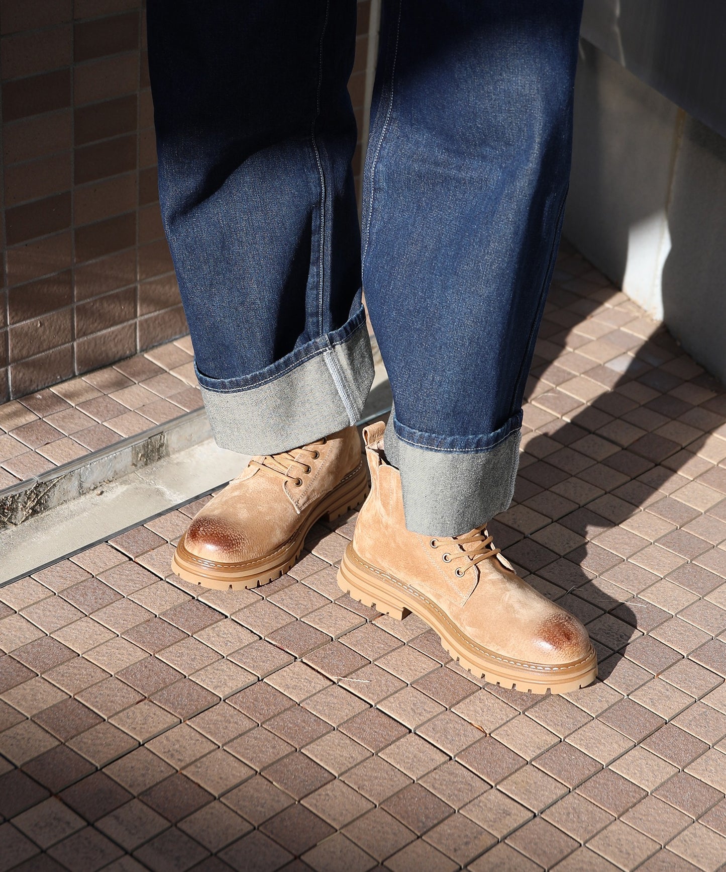 【shoes365】砂漠仕様ワークショートブーツ