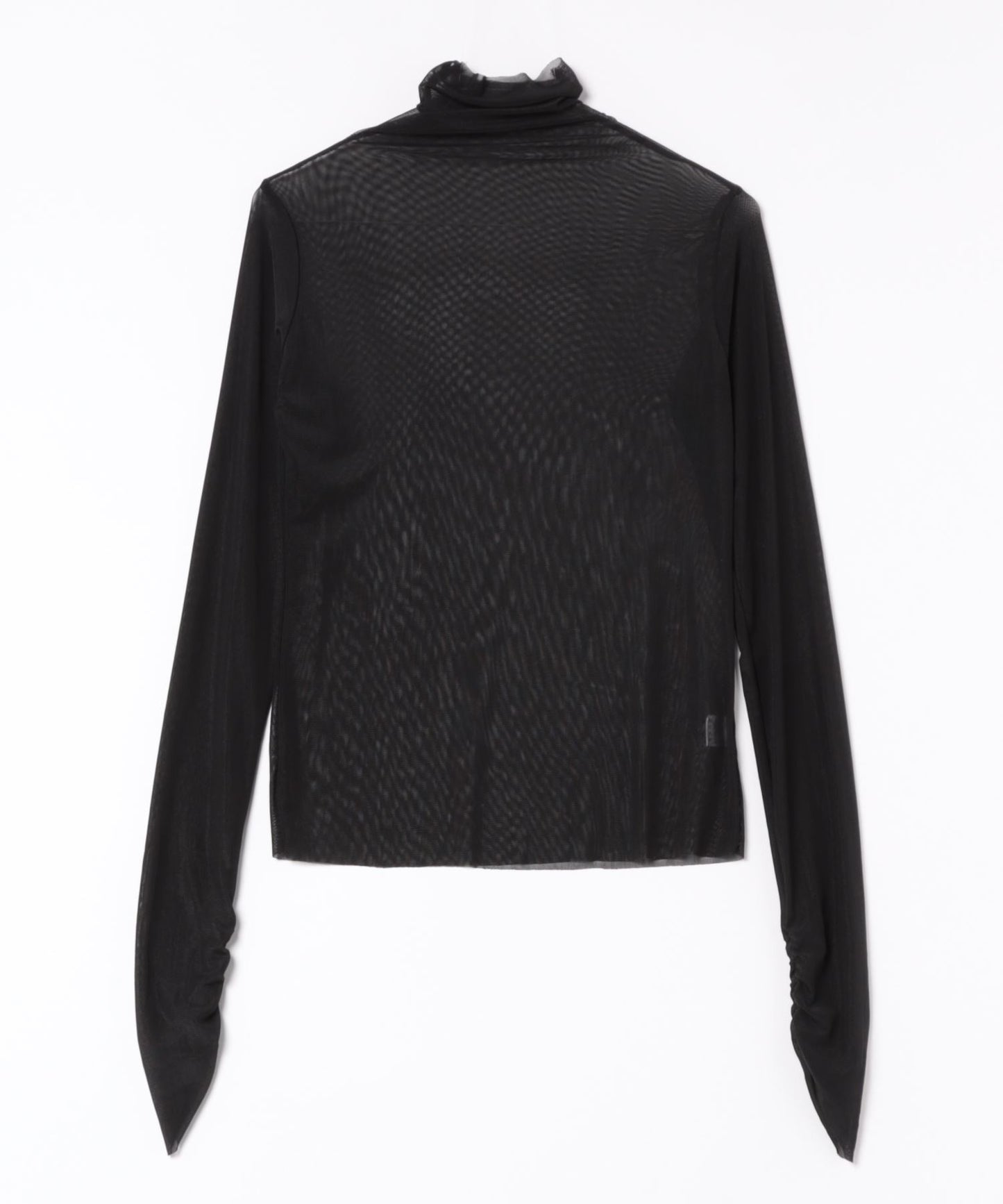 【Jasmine】シアーハイネックメッシュトップス