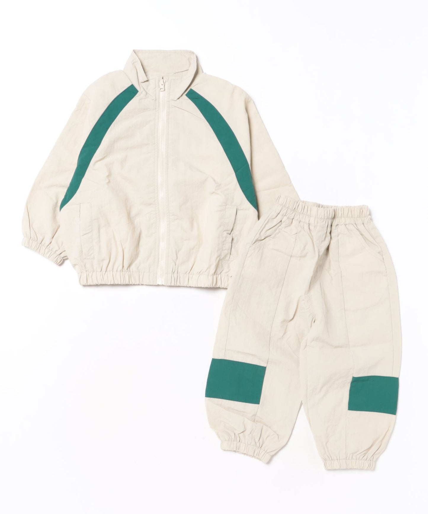 【aimoha-KIDS-】子供服 スポーツ風ジャケットセットアップ