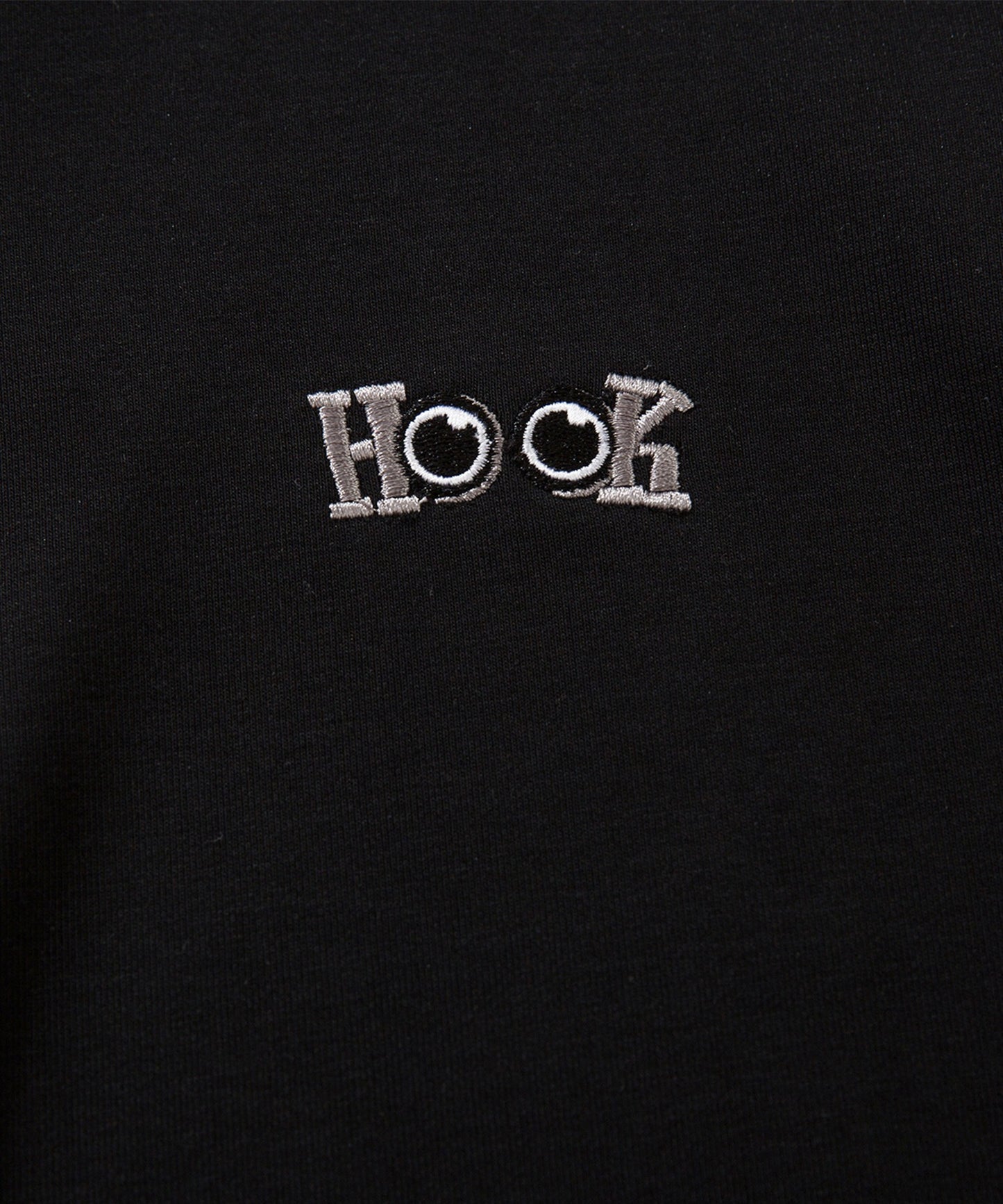 【HOOK -original- 】ハート肘パッチ刺繍スウェット