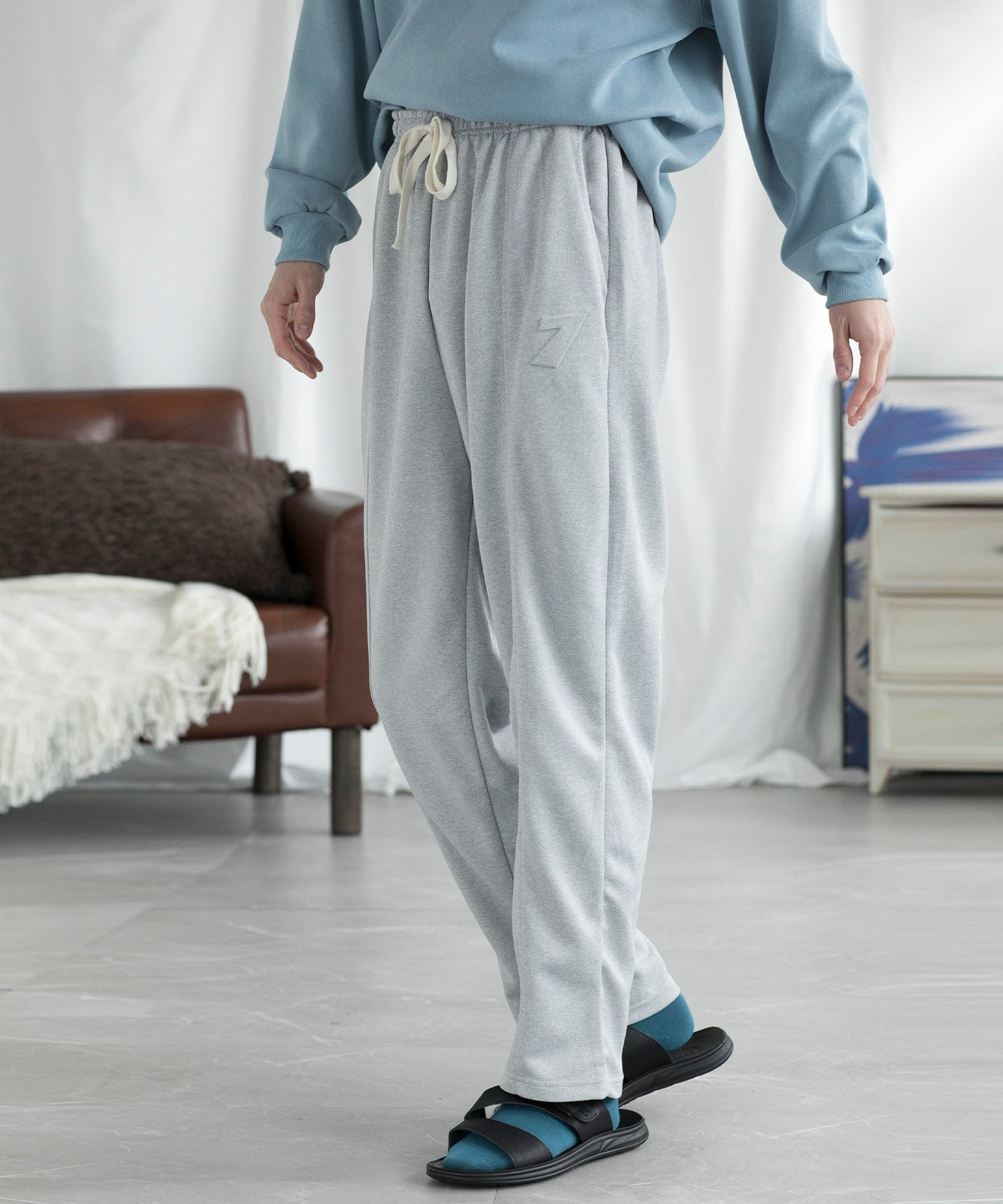 【aimoha MEN】STRETCH SLIM FIT PANTS ストレッチスリムフィットパンツ