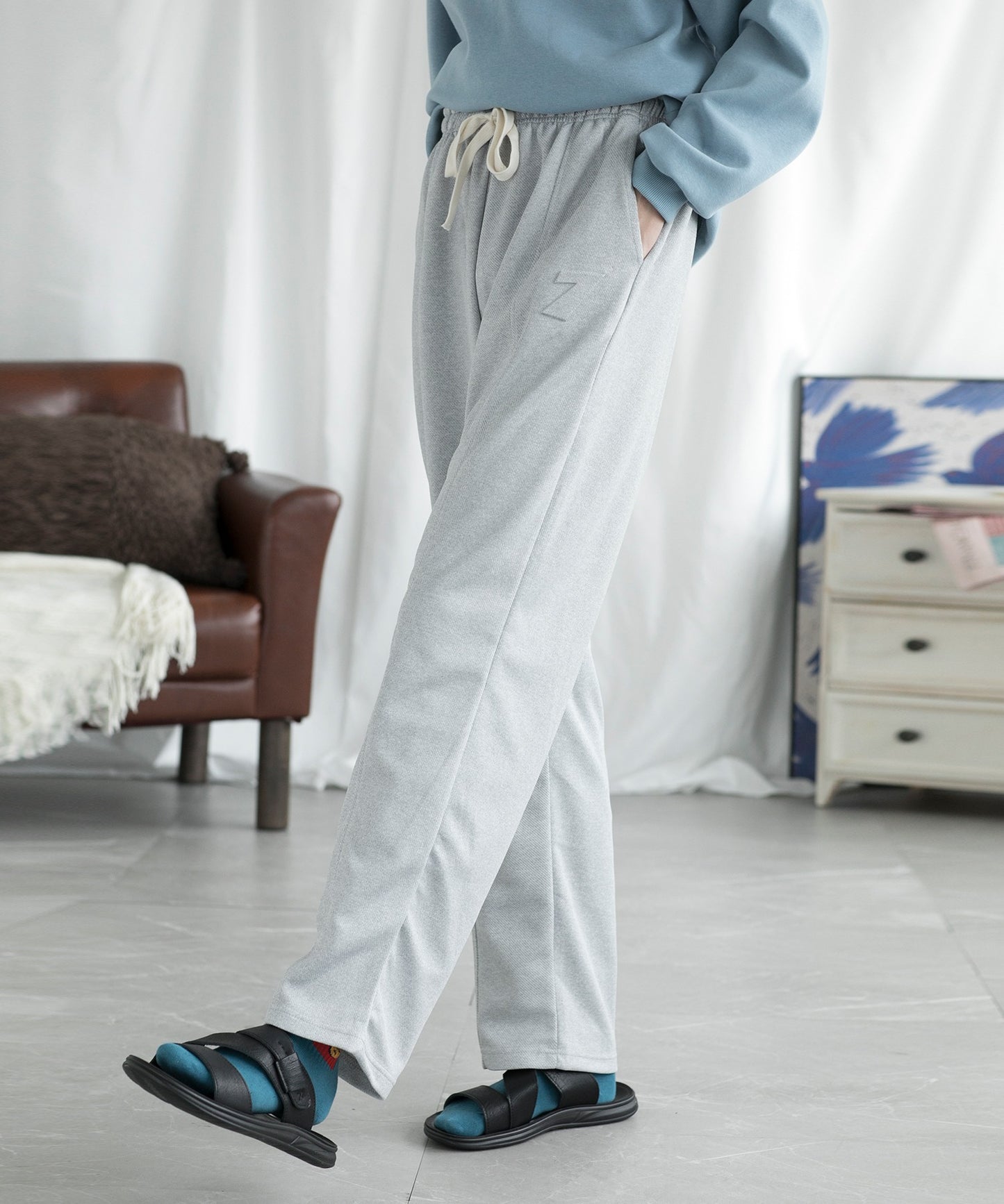 【aimoha MEN】STRETCH SLIM FIT PANTS ストレッチスリムフィットパンツ