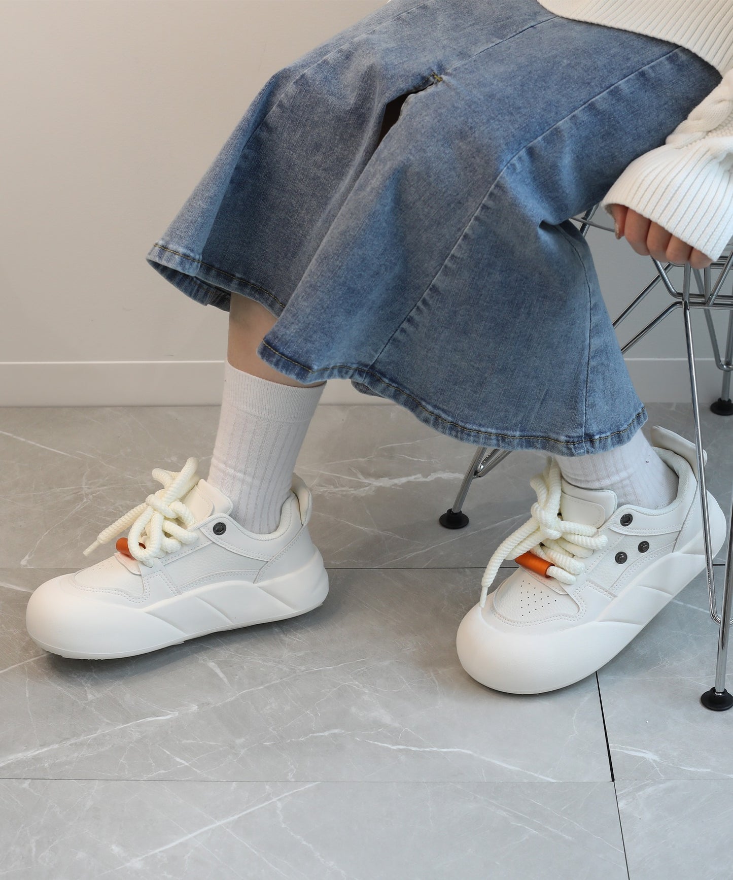 【shoes365】かわいい ビッグサイズスニーカー