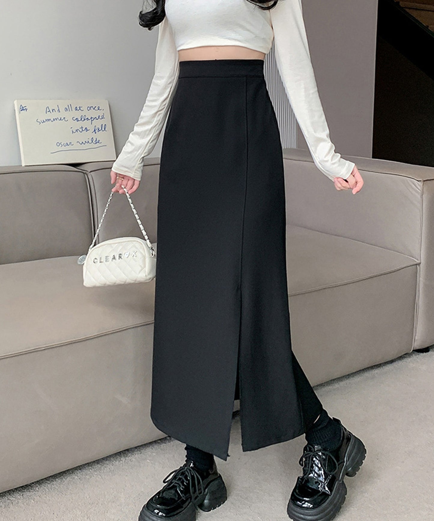 スリットAラインスカート