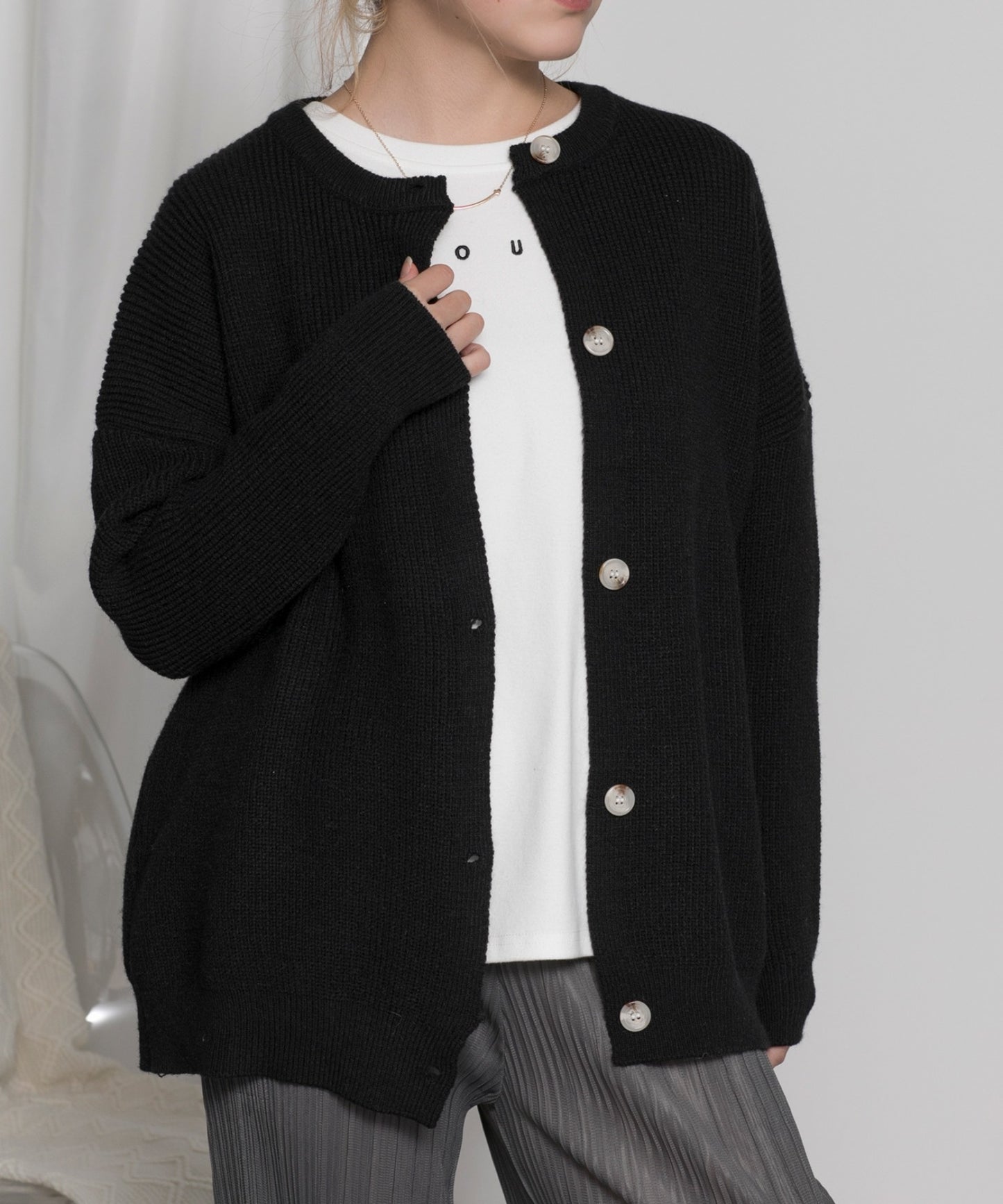 ゆっとりシルエットカーディガン