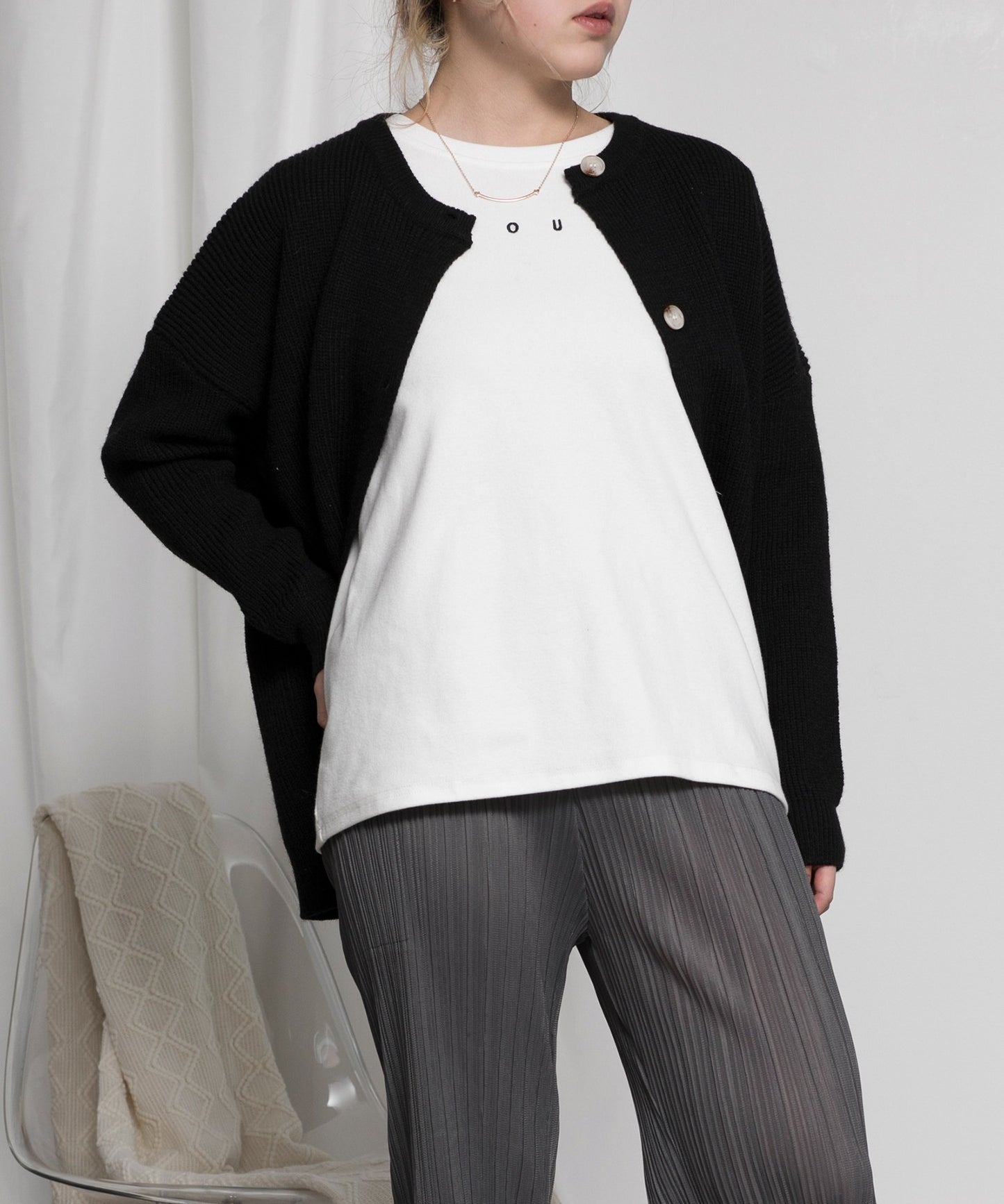 ゆっとりシルエットカーディガン