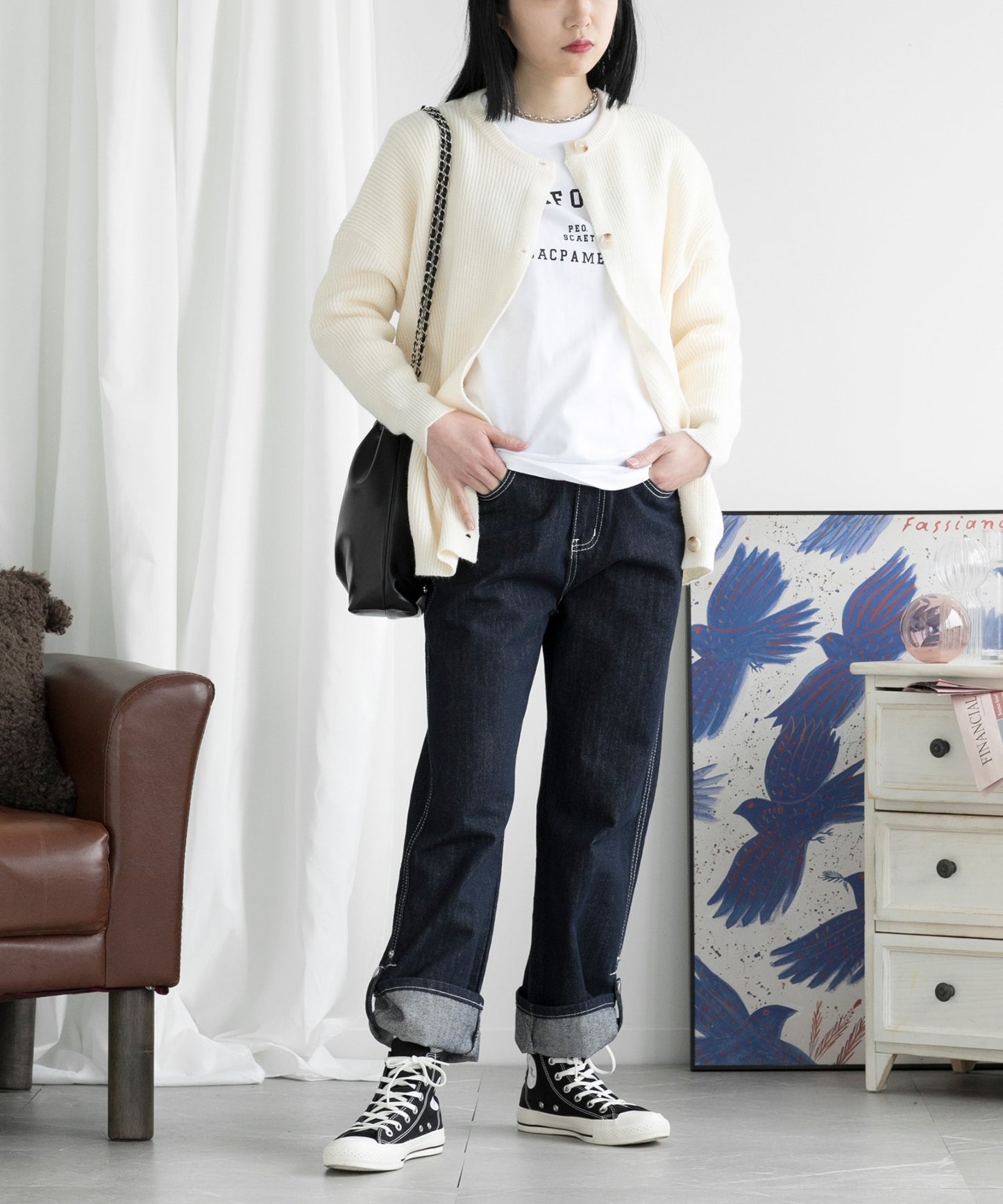 ゆっとりシルエットカーディガン