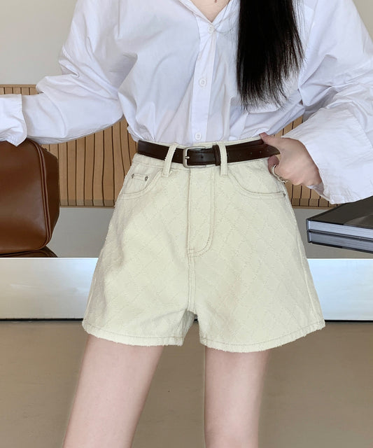 デニムジャガードショートパンツ